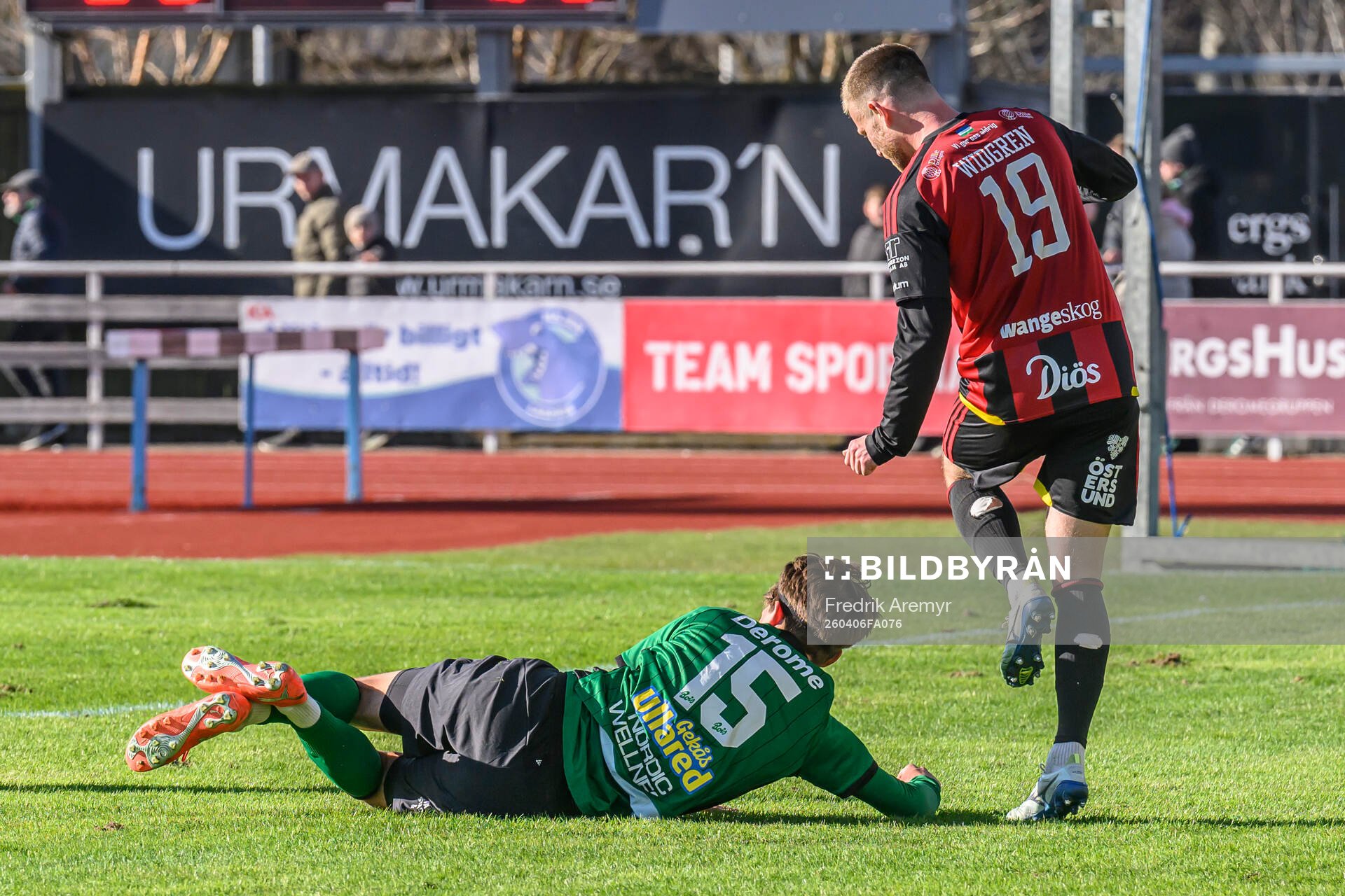 Varbergs Noah Johansson och Östersunds Dennis Widgren