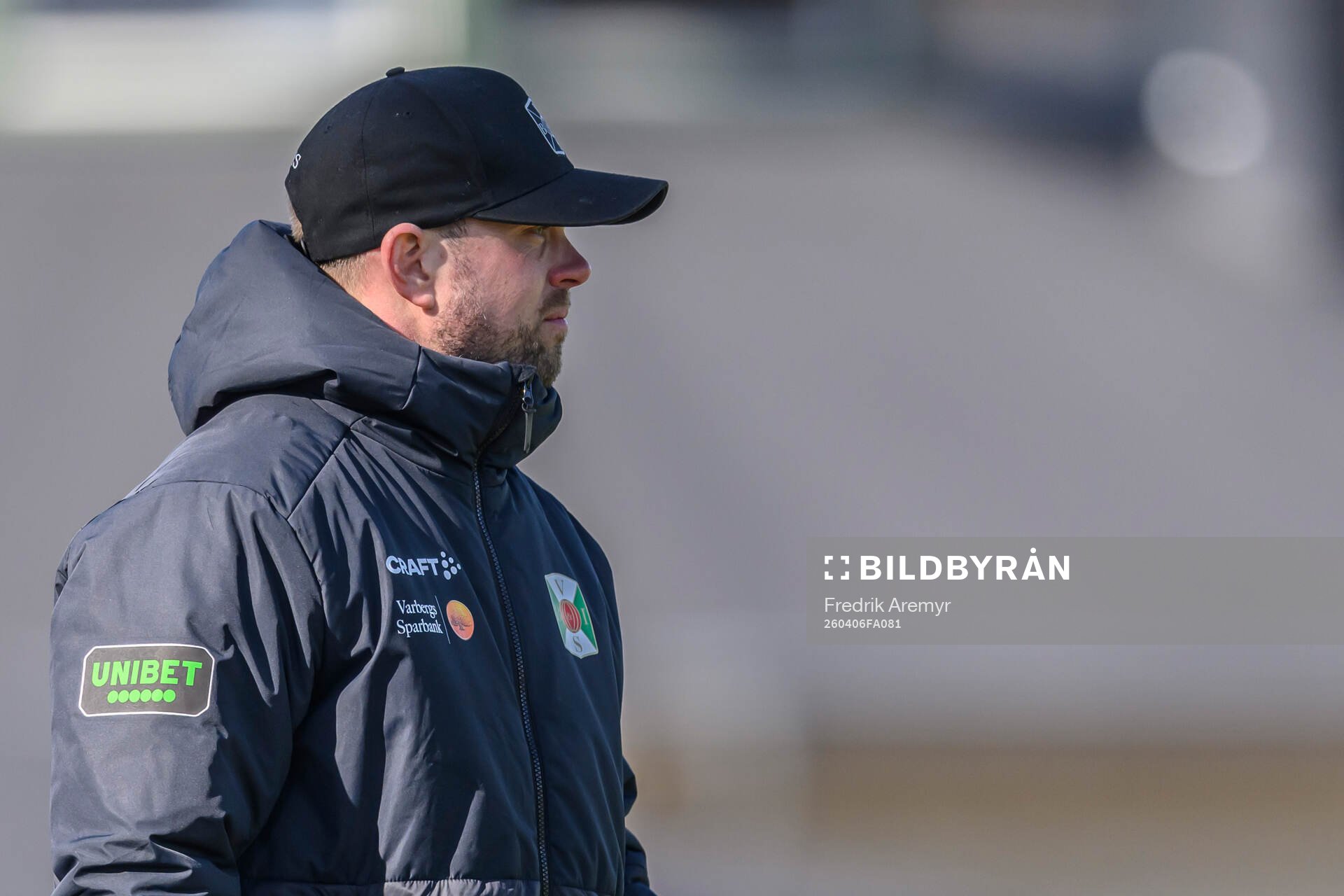 Varbergs tränare Victor Salwén