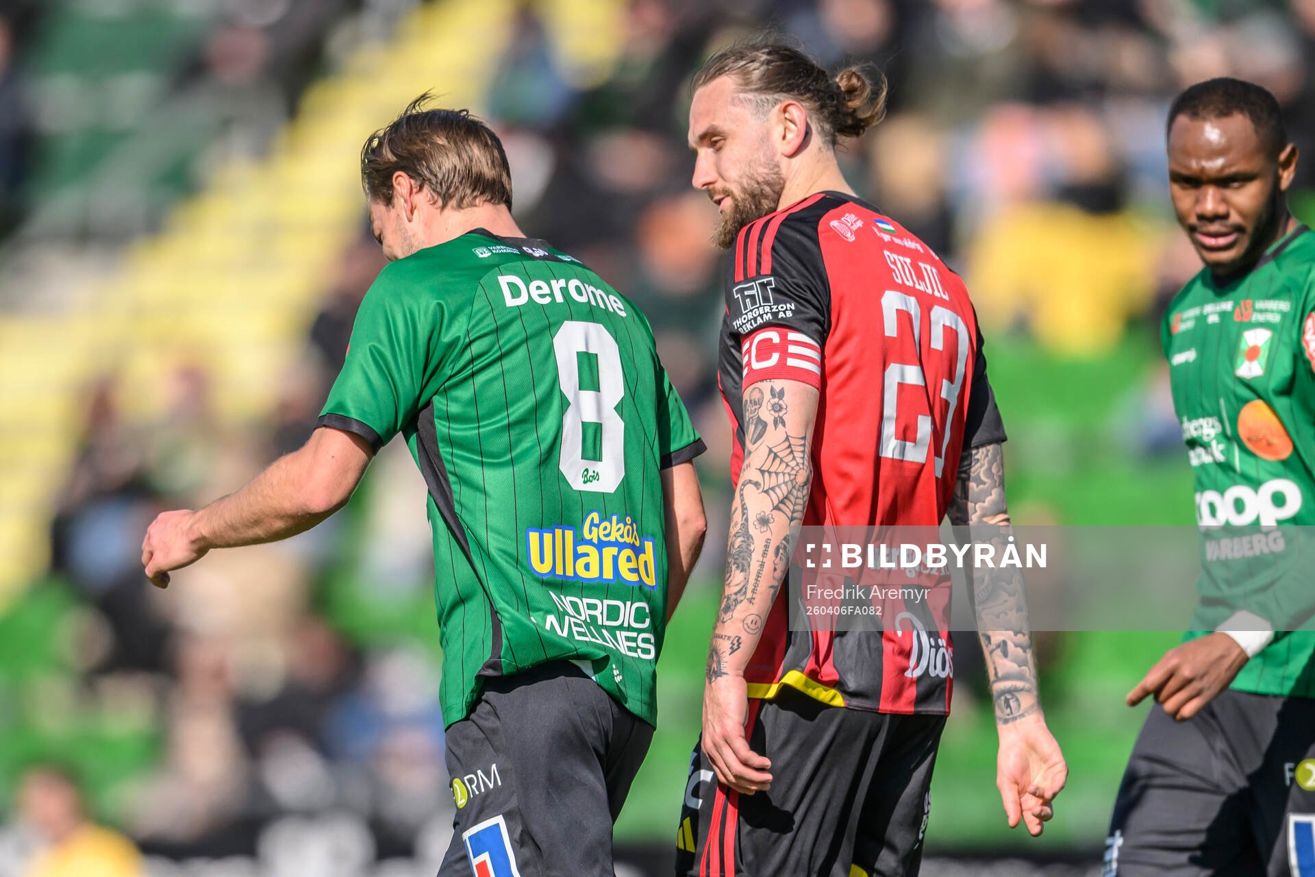 Varbergs Albin Winbo och Östersunds Ali Suljic