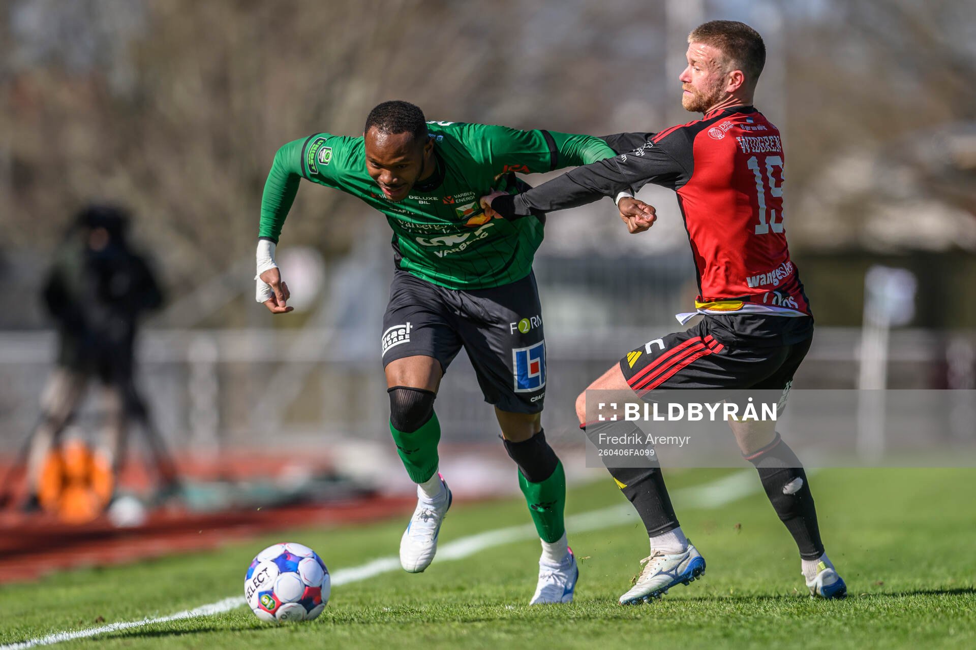 Varbergs Shanyder Borgelin och Östersunds Dennis Widgren