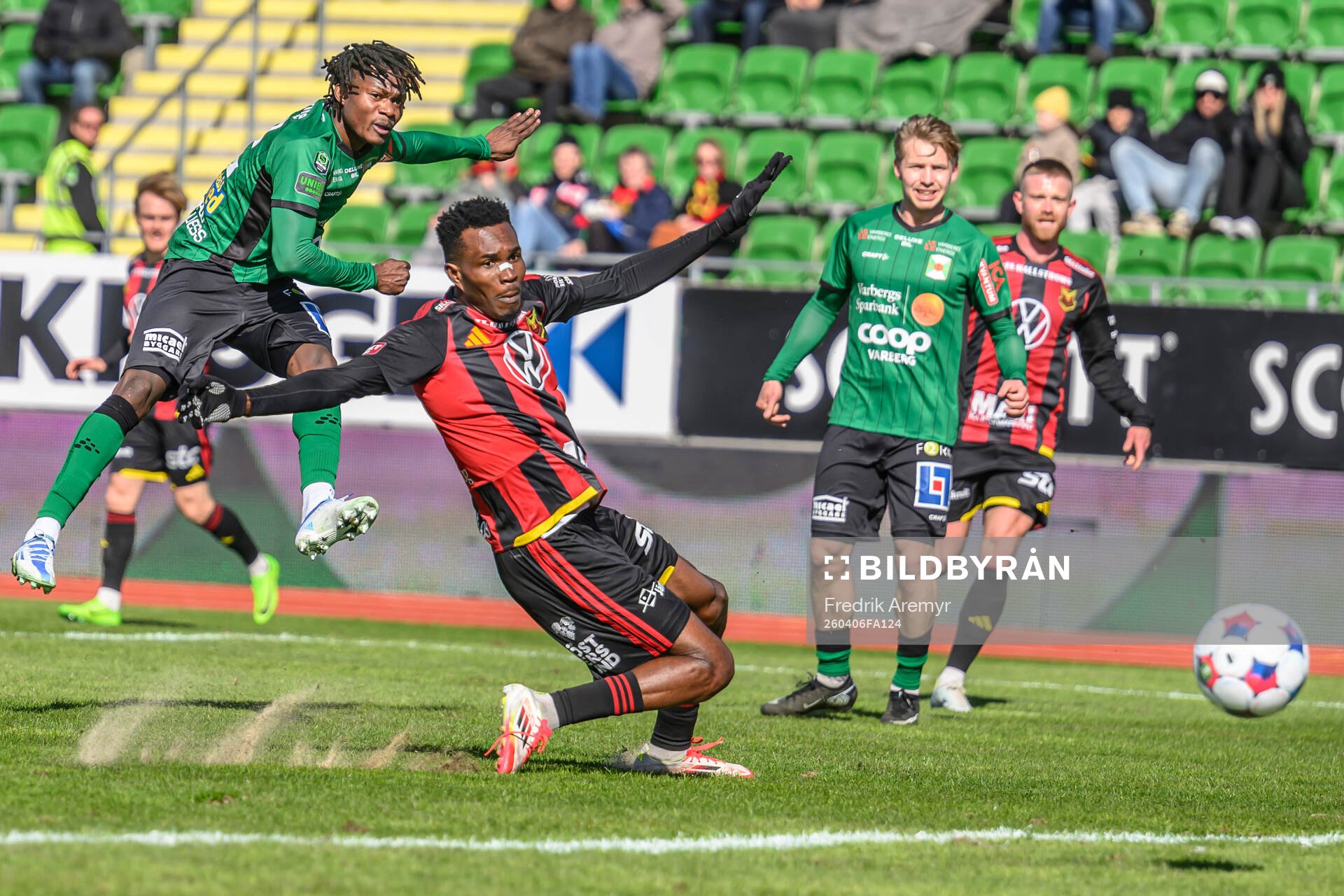 Varbergs Severin Nioule gör 1-1