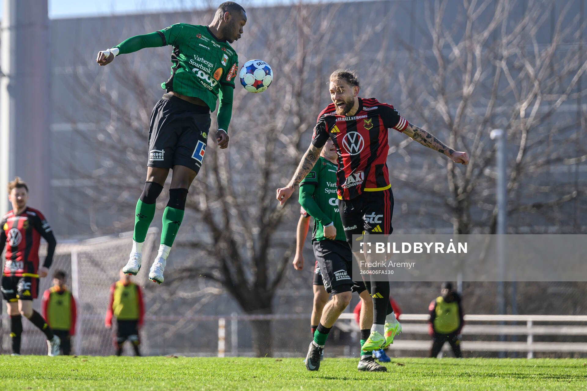 Varbergs Shanyder Borgelin och Östersunds Ali Suljic