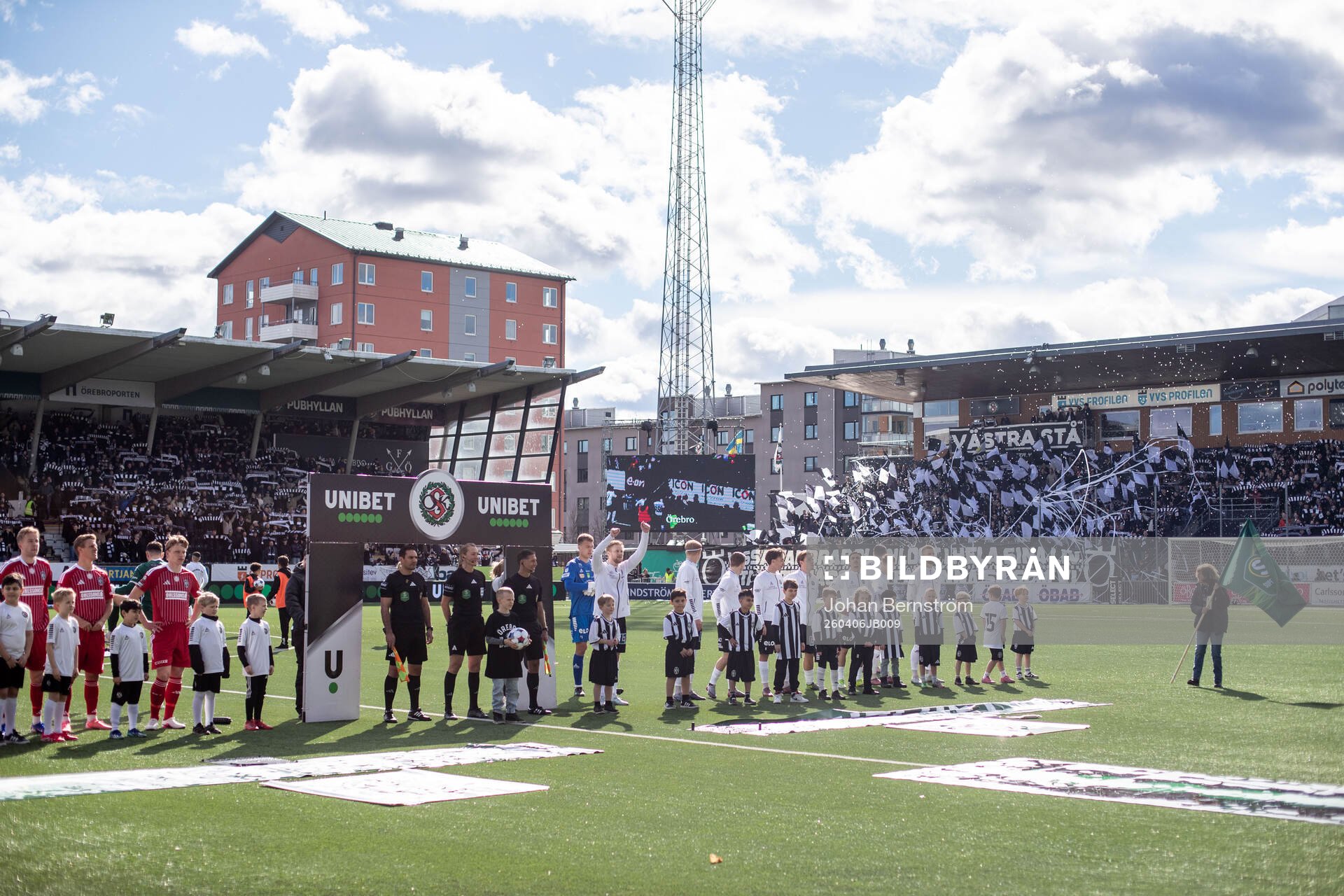 Landskronas och Örebros spelare