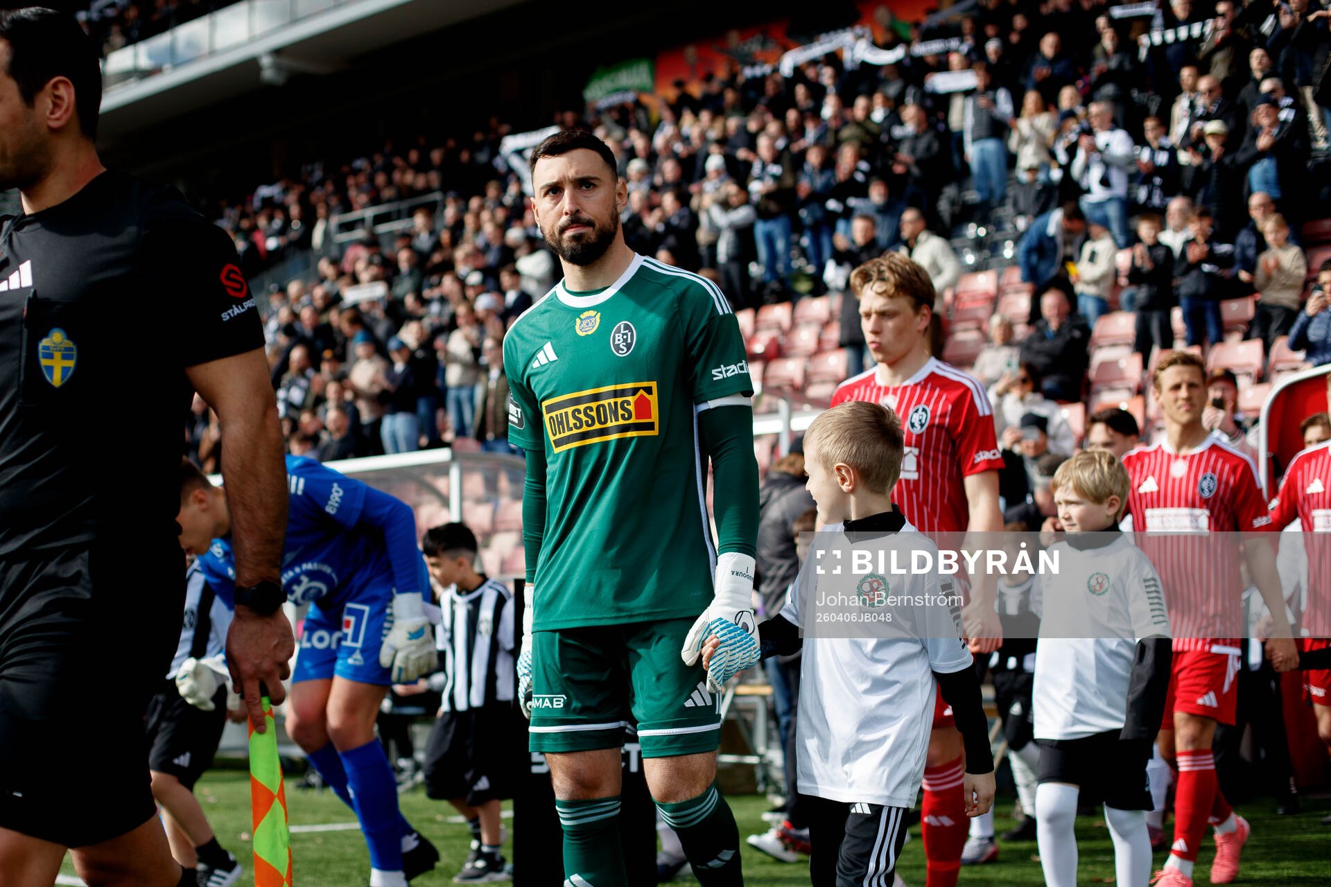 Landskronas målvakt Amr Kaddoura