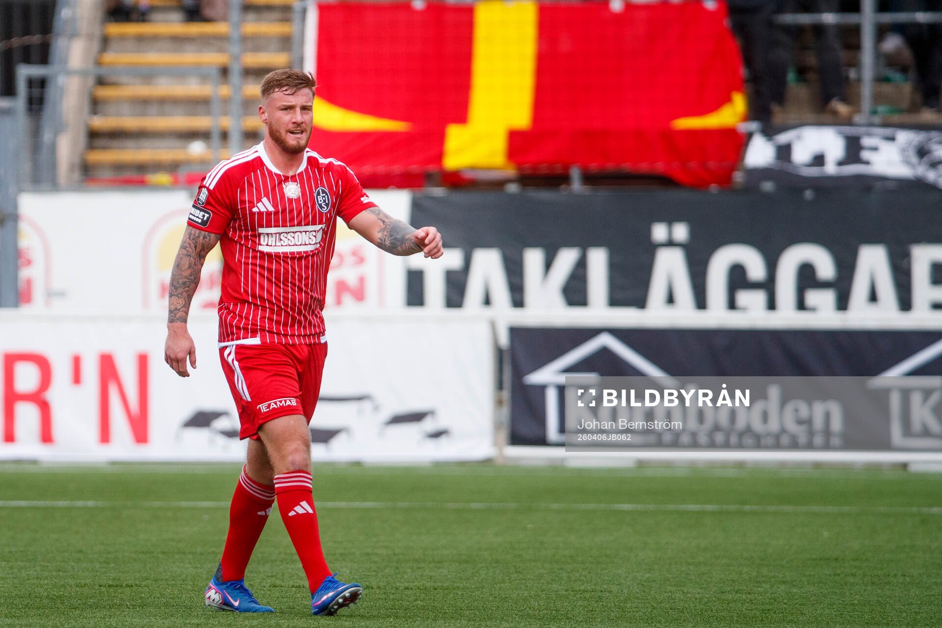 Landskronas Markus Björkqvist deppar