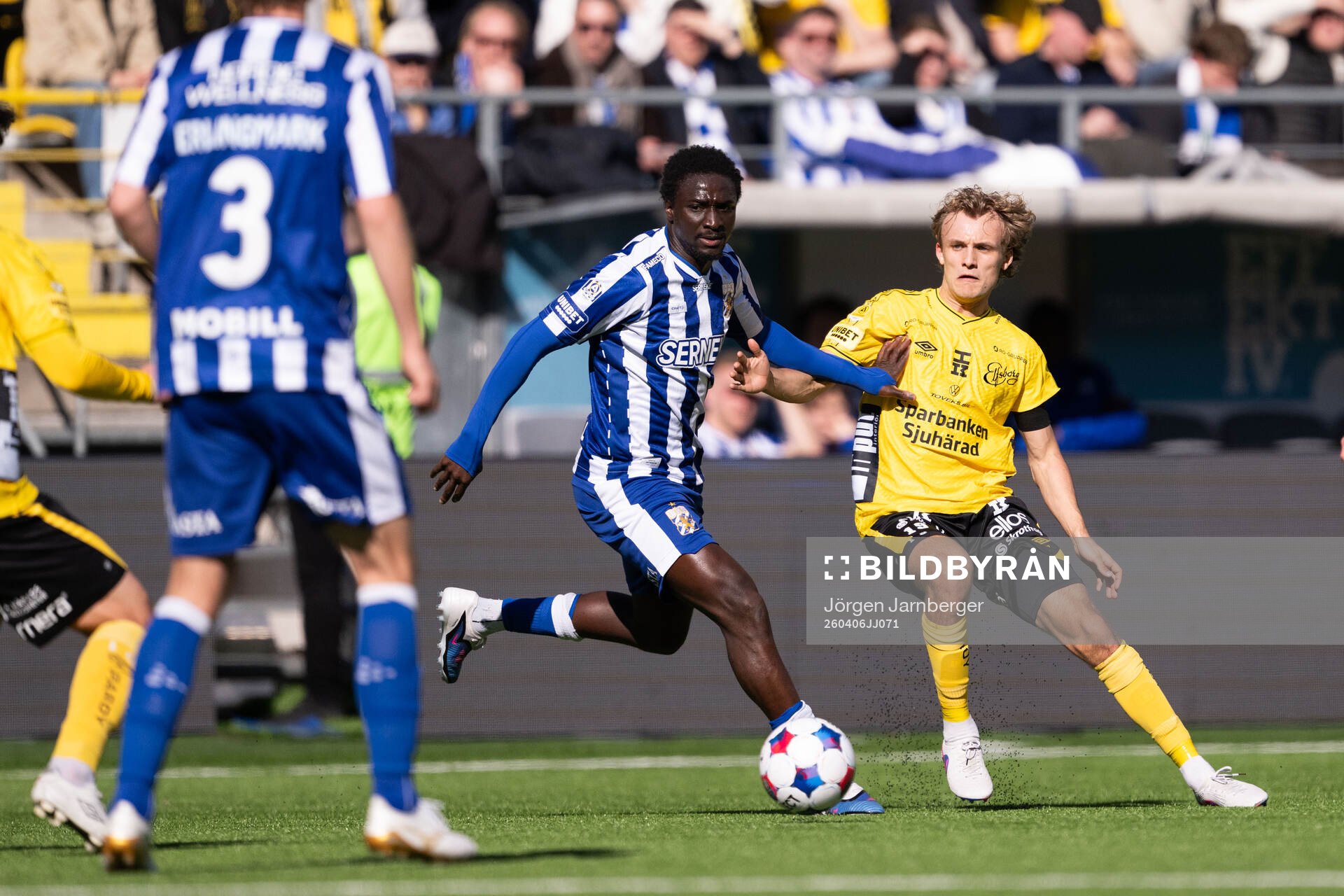 IFK Göteborgs Imam Jagne och Elfsborgs Julius Beck