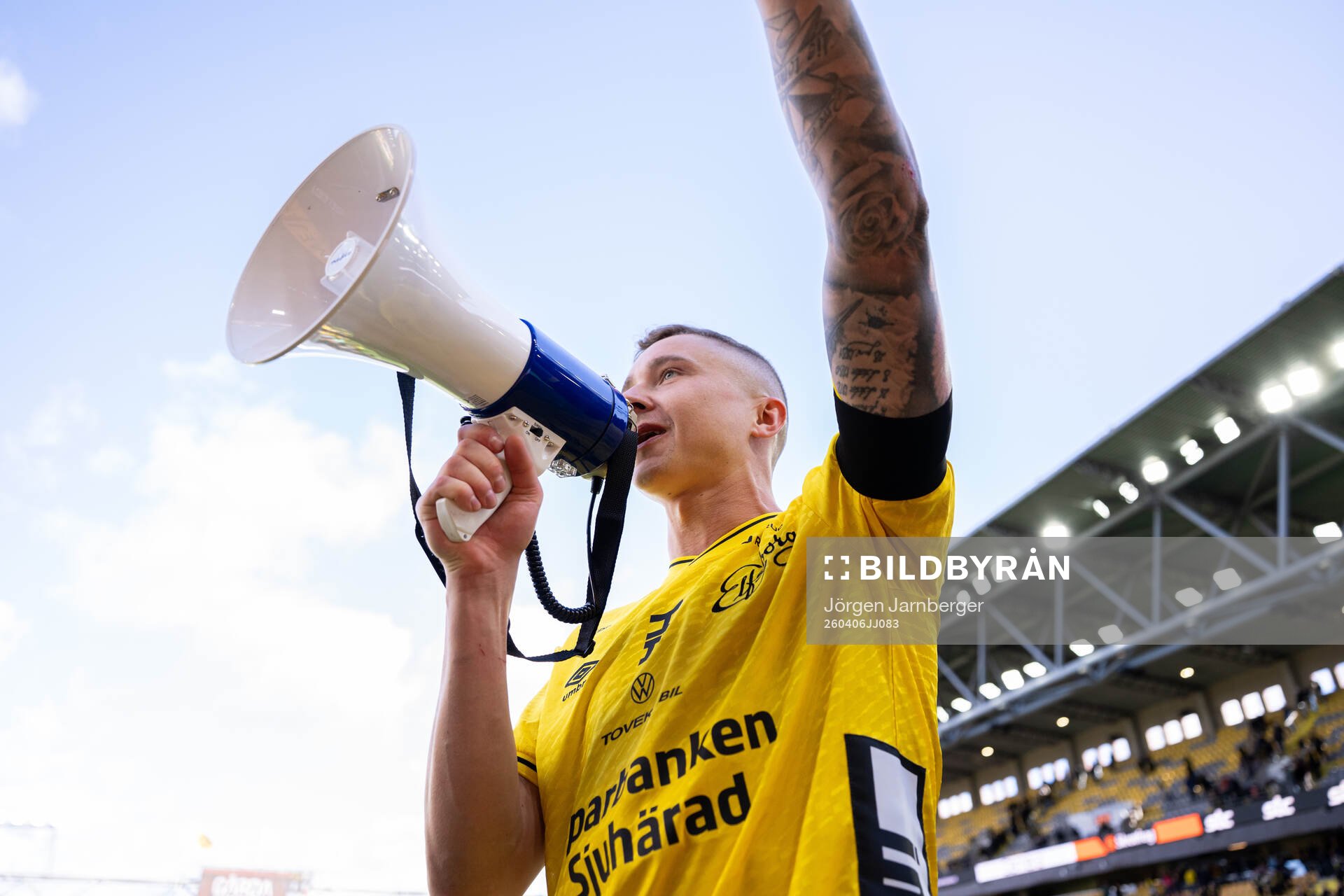 Elfsborgs Sebastian Holmén jublar