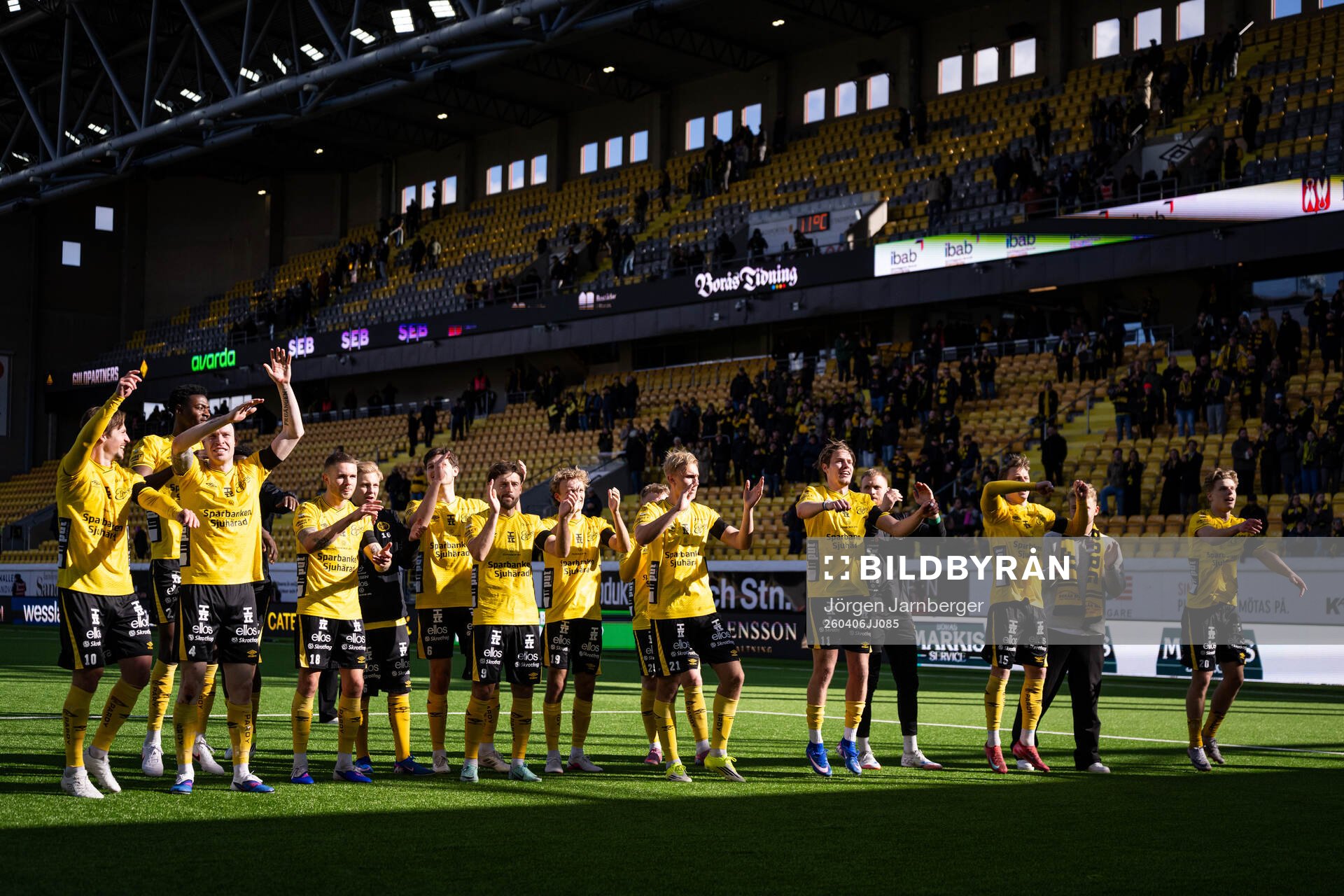 Elfsborgs spelare jublar