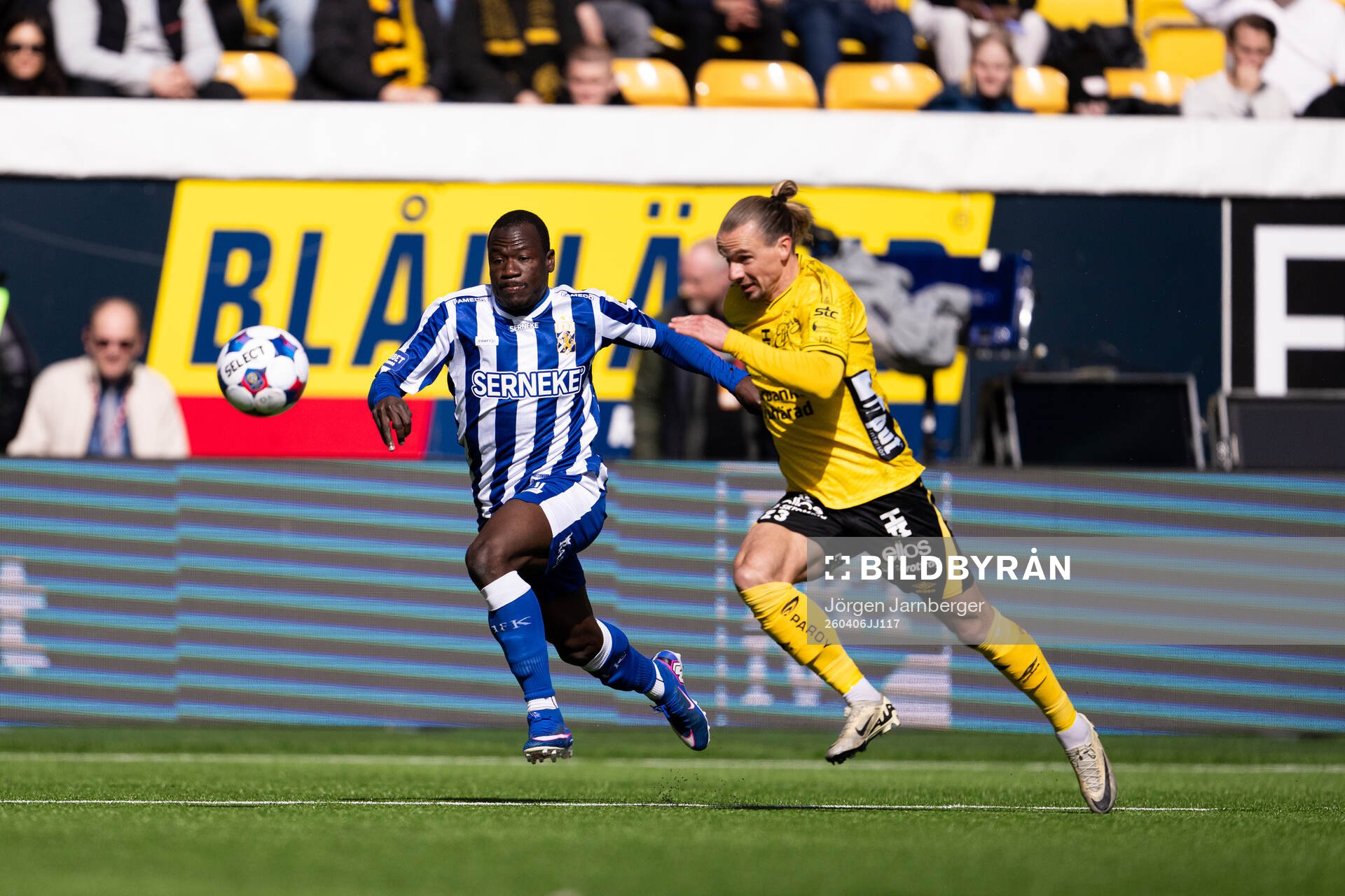 IFK Göteborgs Saidou Alioum Moubarak och Elfsborgs Niklas