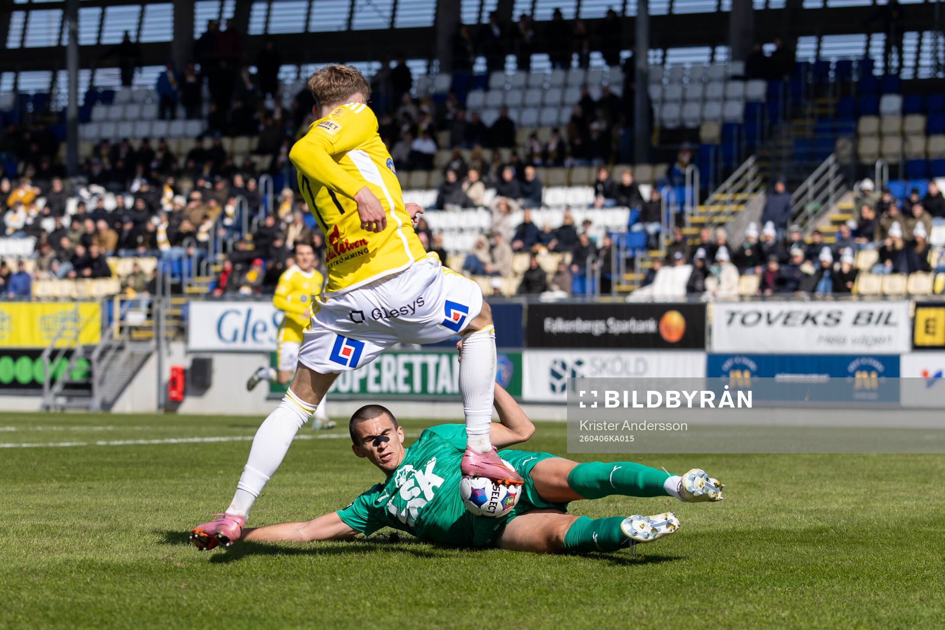 Falkenbergs Hampus Källström och Ljungskiles Ivan Maric