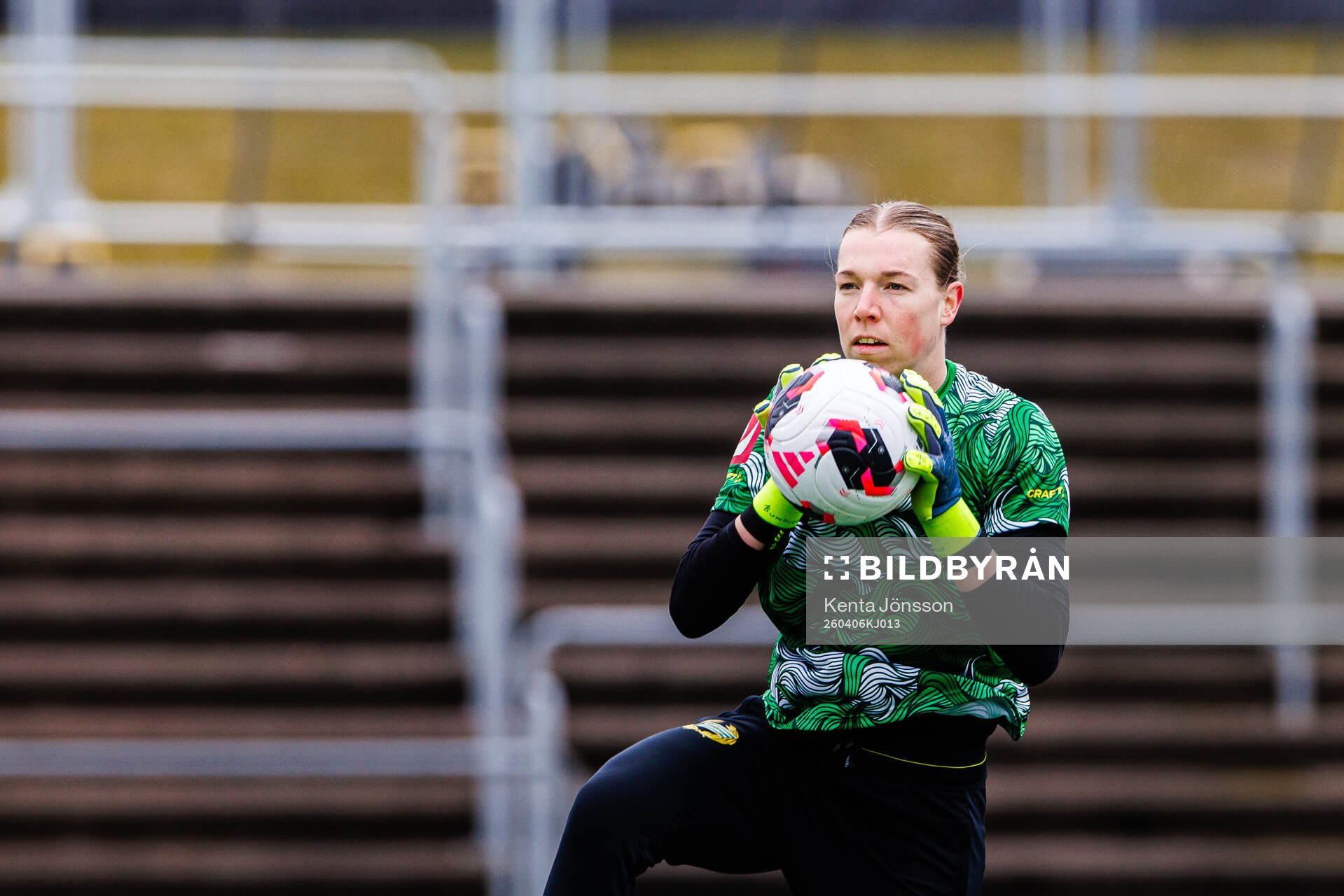 Hammarbys målvakt Melina Loeck