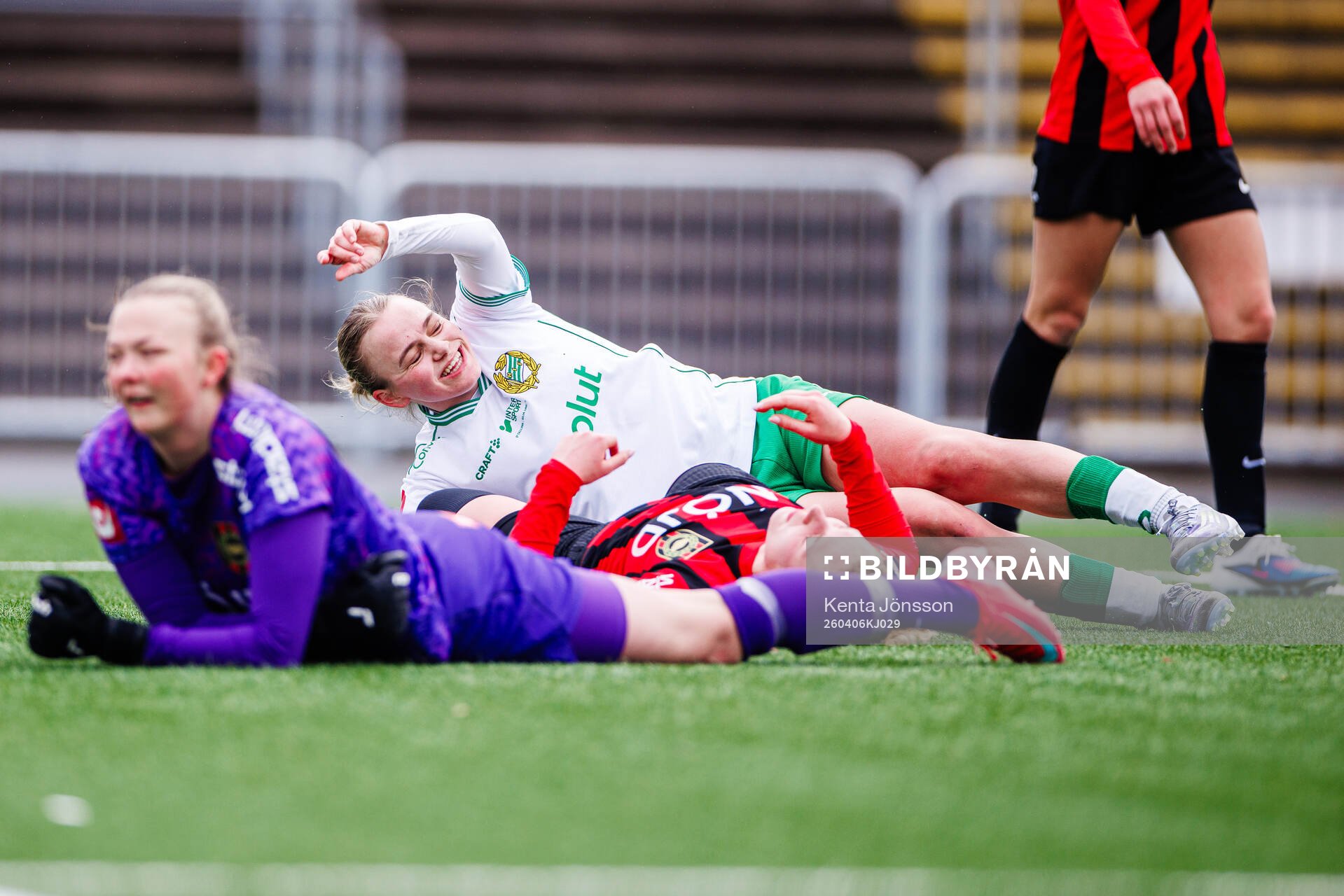 Hammarbys Mari Nyhagen jublar