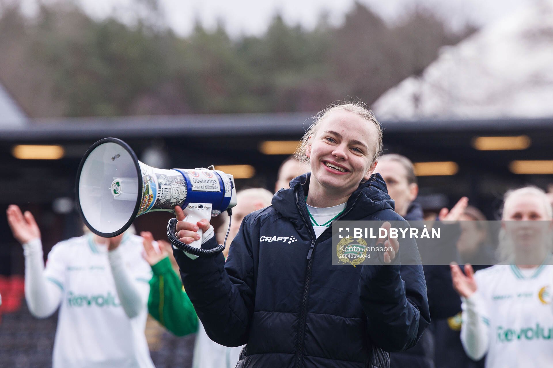 Hammarbys Mari Nyhagen jublar