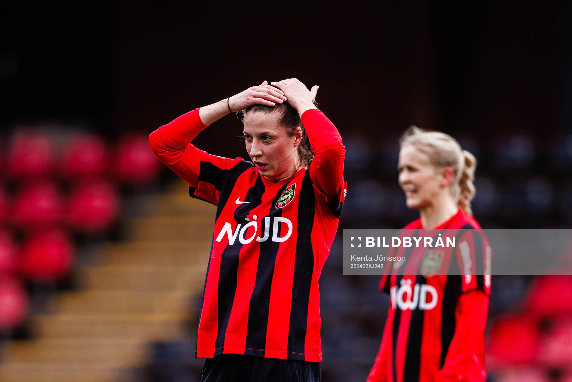 Brommapojkarnas Patricia Fischerova deppar