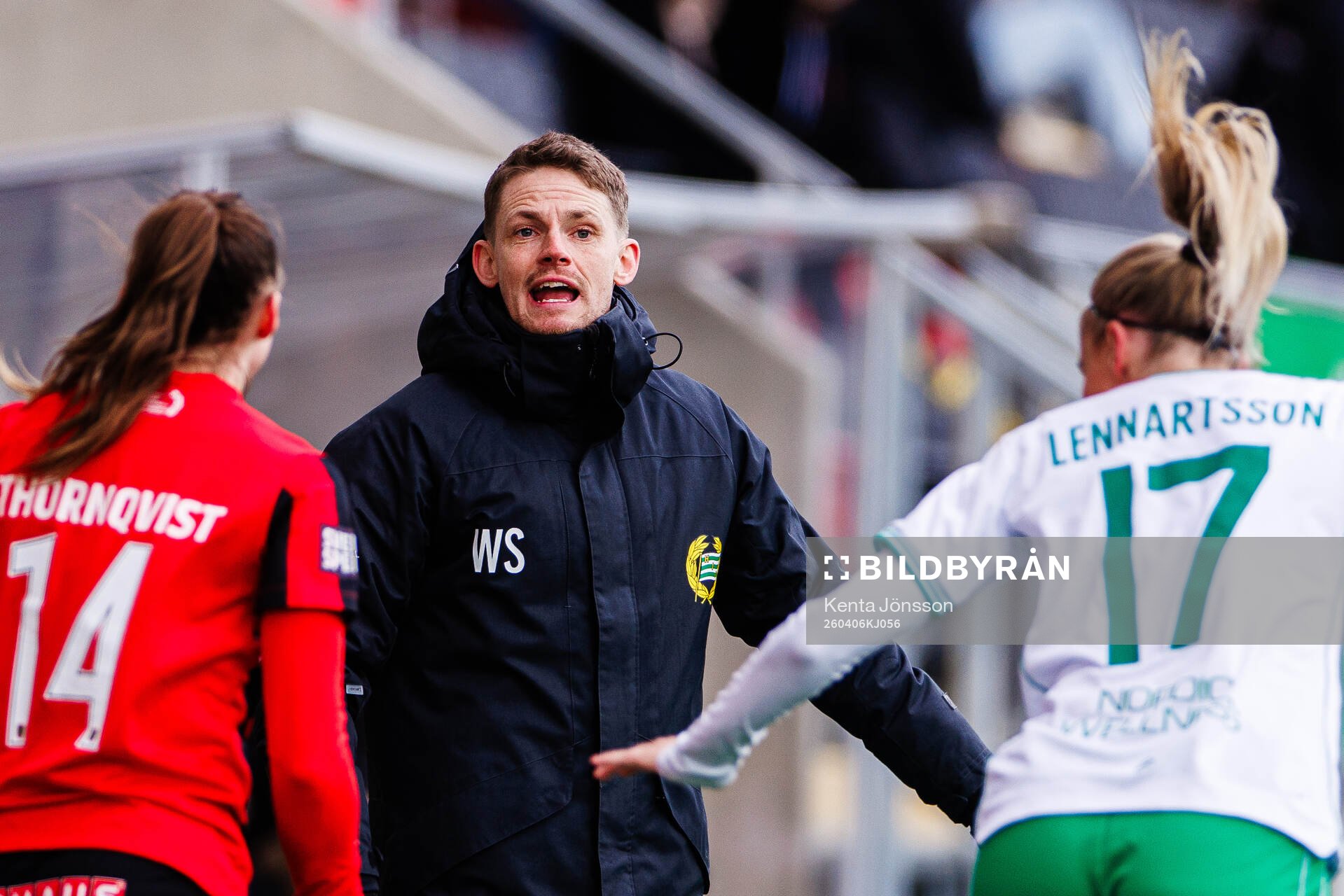 Hammarbys tränare William Strömberg