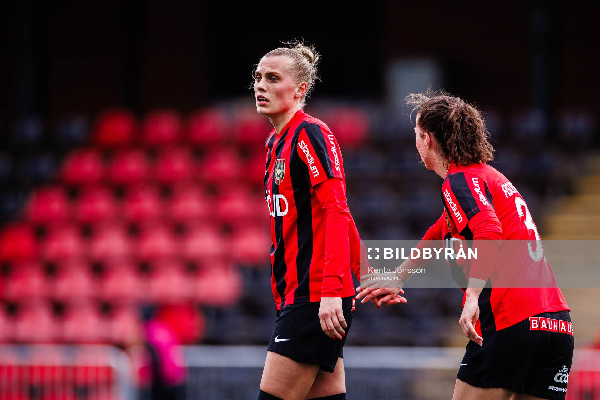 Brommapojkarnas Amanda Wulff och Patricia Fischerova