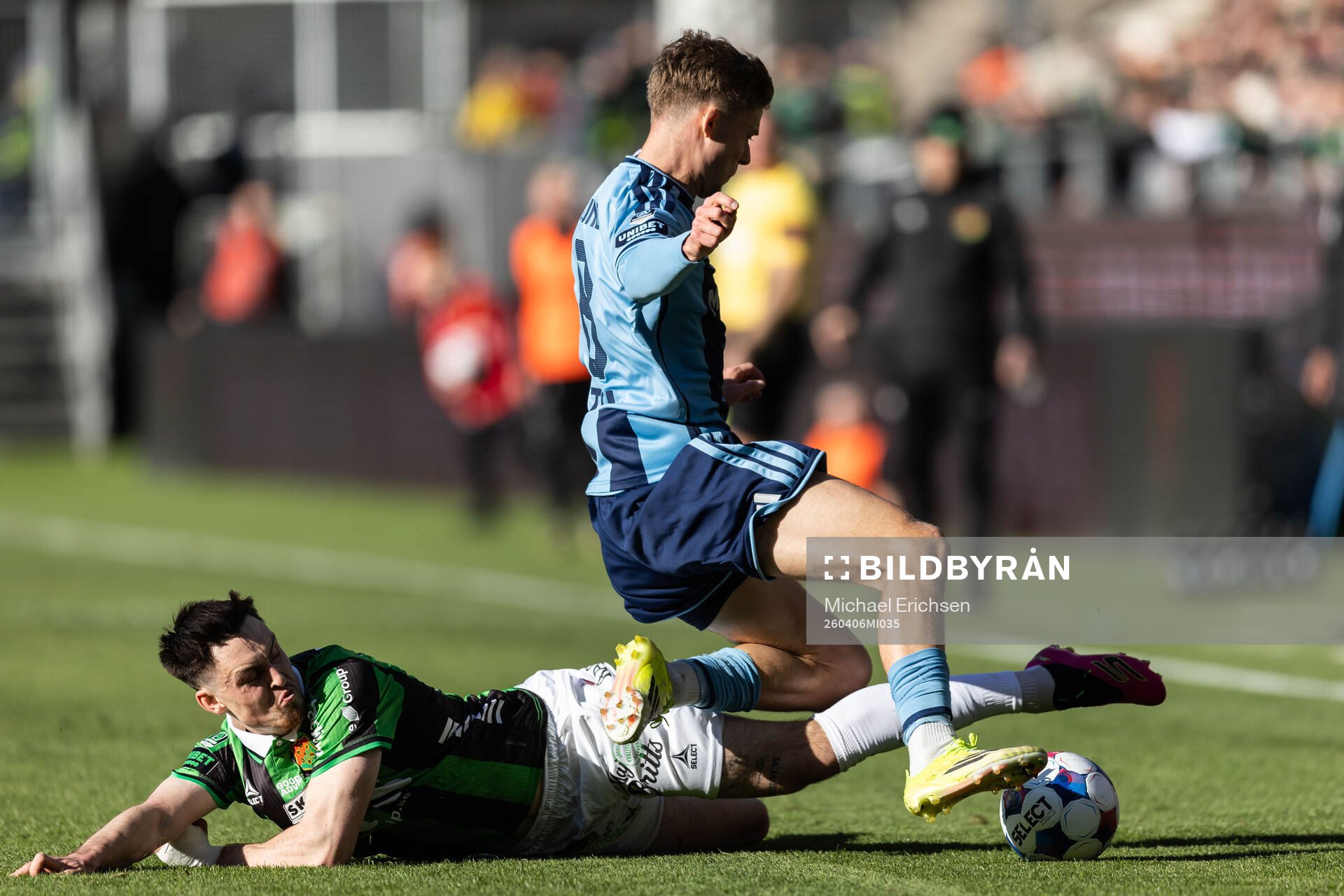 GAIS Samuel Salter och Djurgårdens Patric Åslund