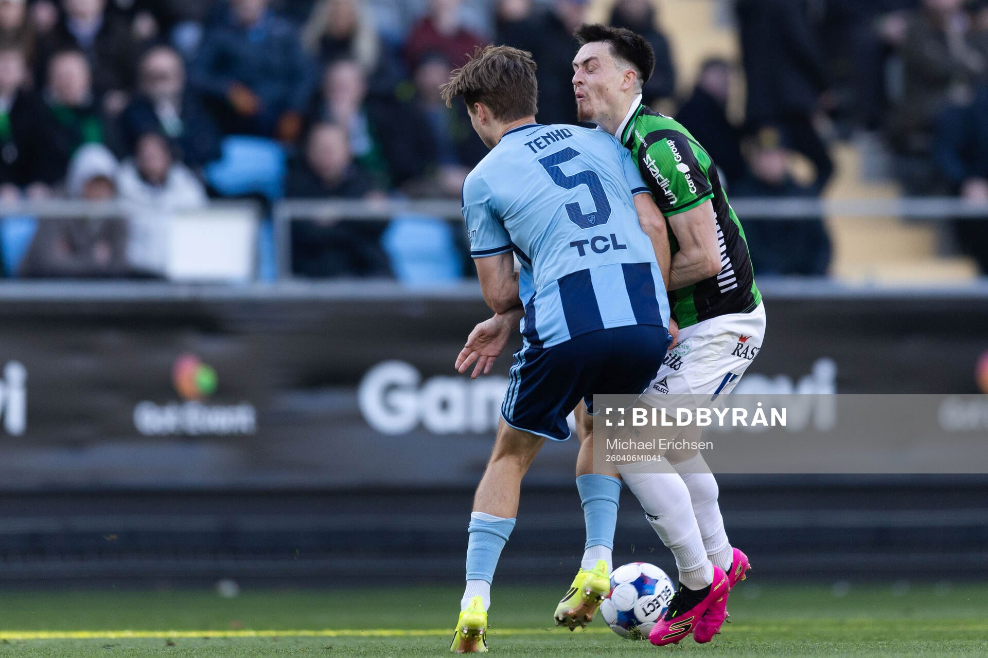 Djurgårdens Miro Tenho och GAIS Samuel Salter