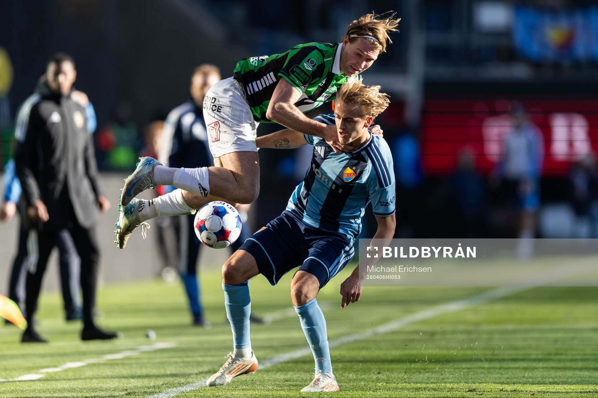GAIS August Wängberg och Djurgårdens Oskar Fallenius