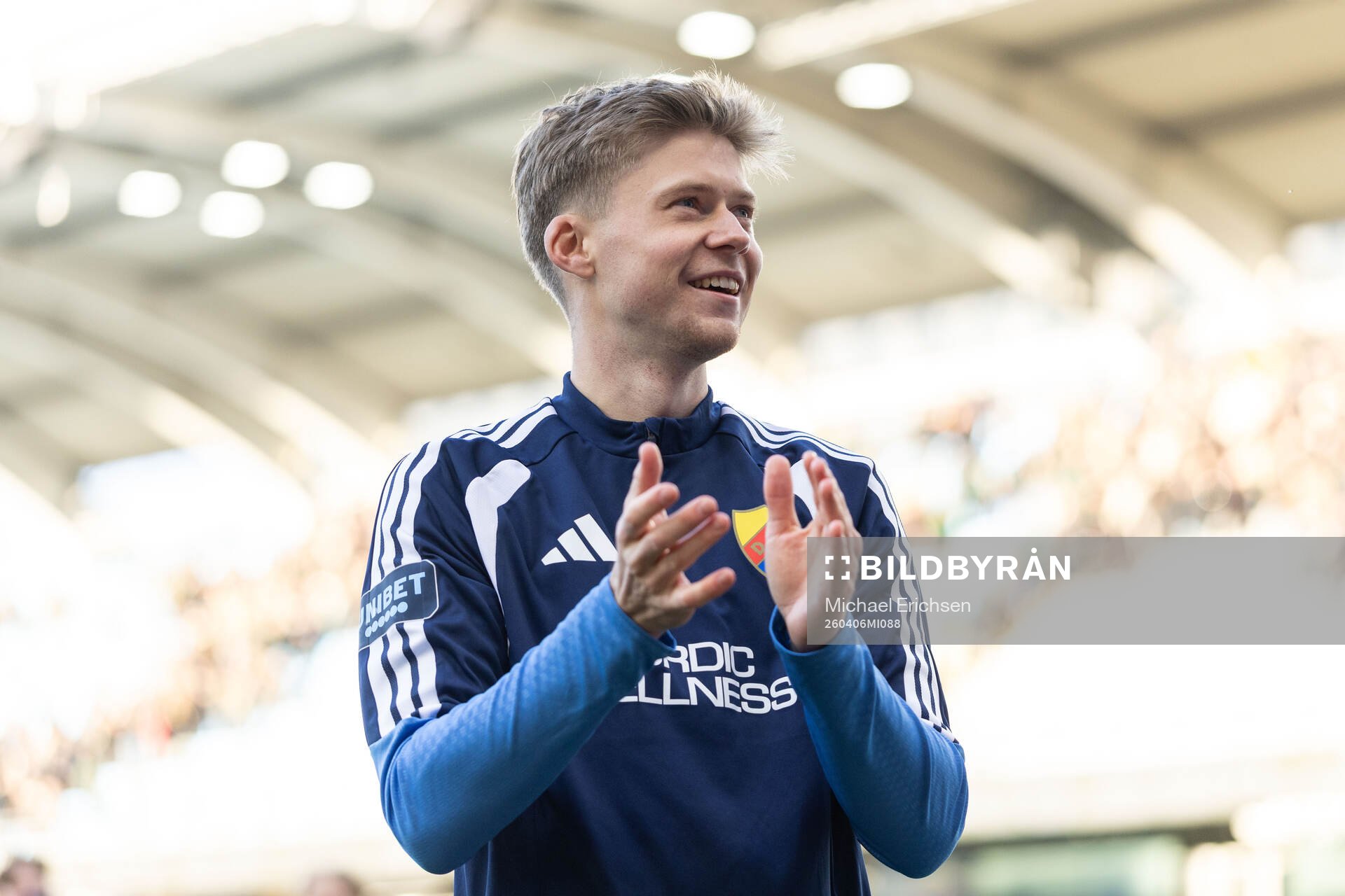 Djurgårdens Patric Åslund jublar