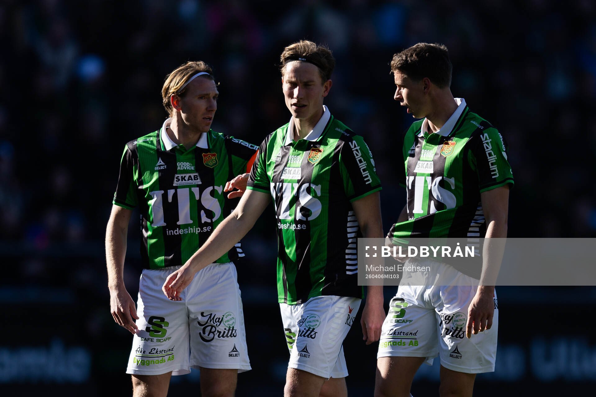 GAIS August Wängberg, Robin Frej och Oskar Ågren