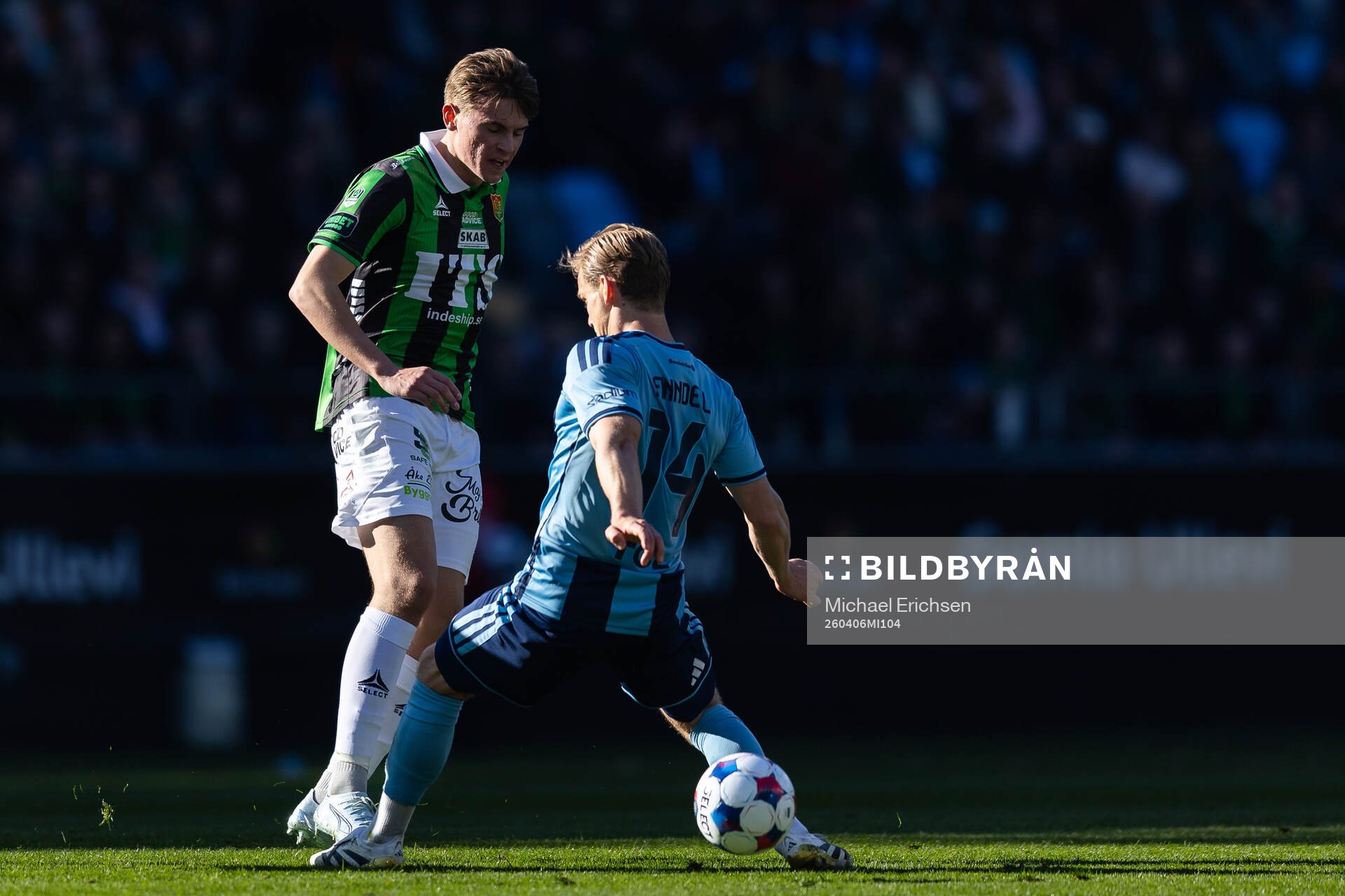 GAIS Max Andersson och Djurgårdens Hampus Finndell