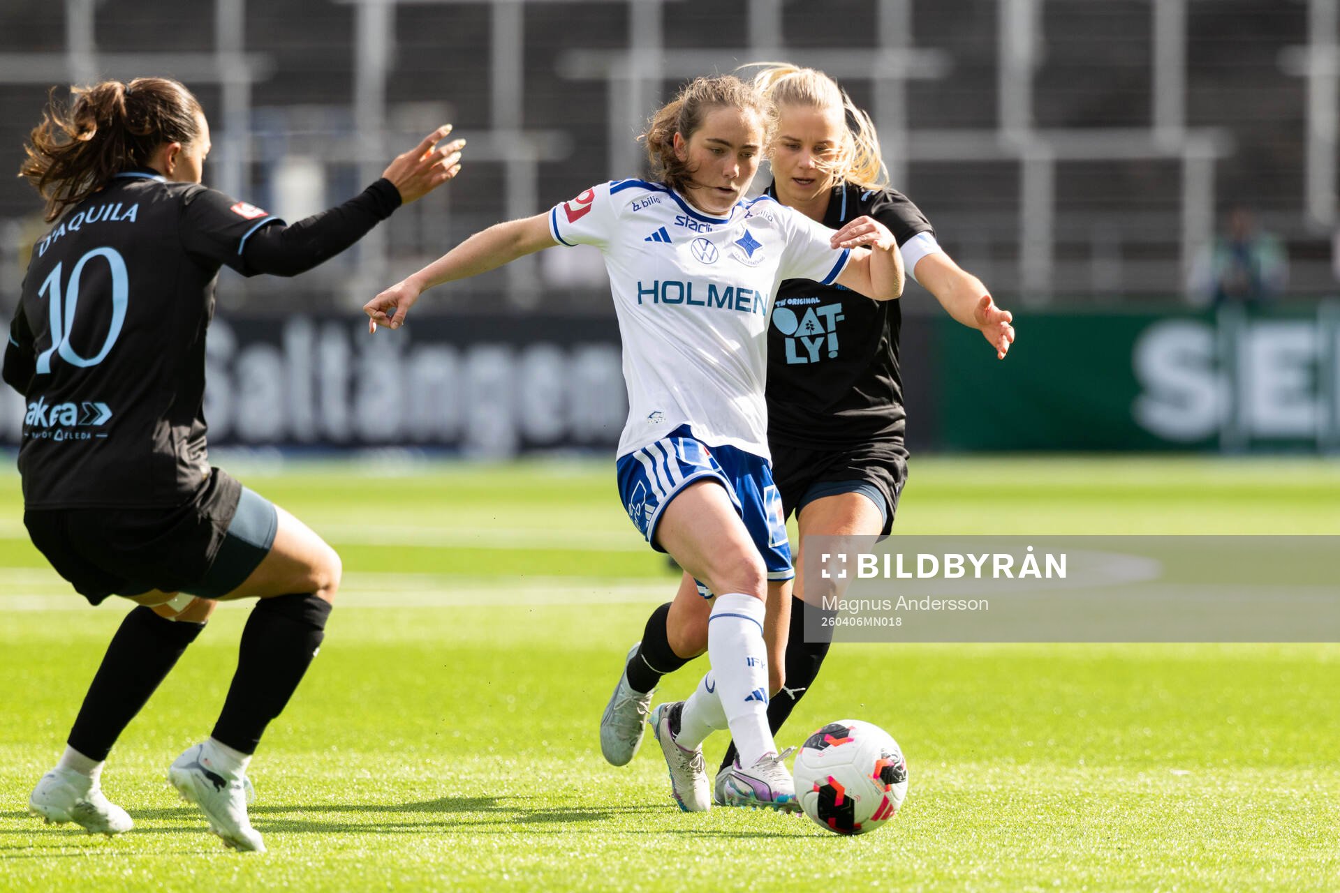 IFK Norrköpings Matilda Kristell och Malmö FFs Nellie