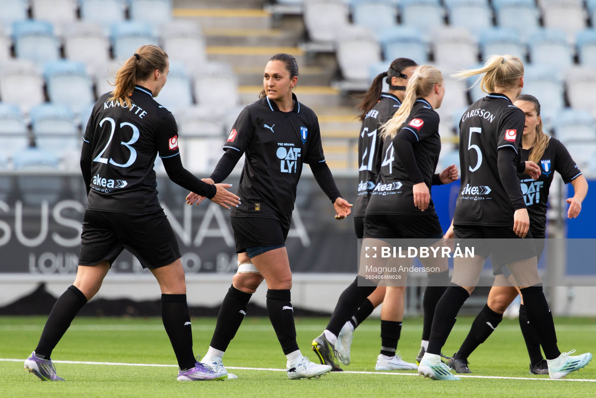 Malmö FFs Isabella D'Aquila jublar
