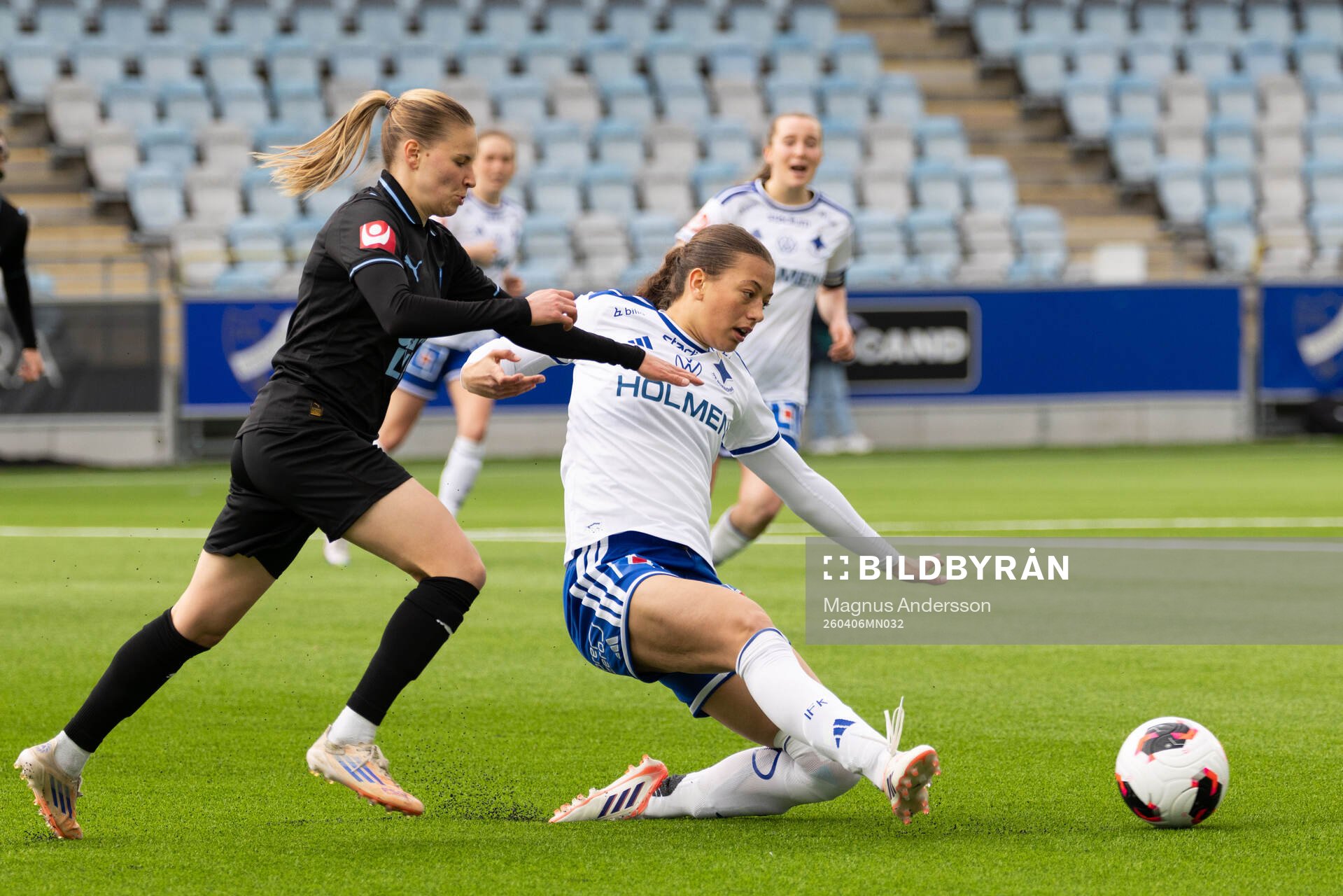 Malmö FFs Katariina Kosola och IFK Norrköpings Malva