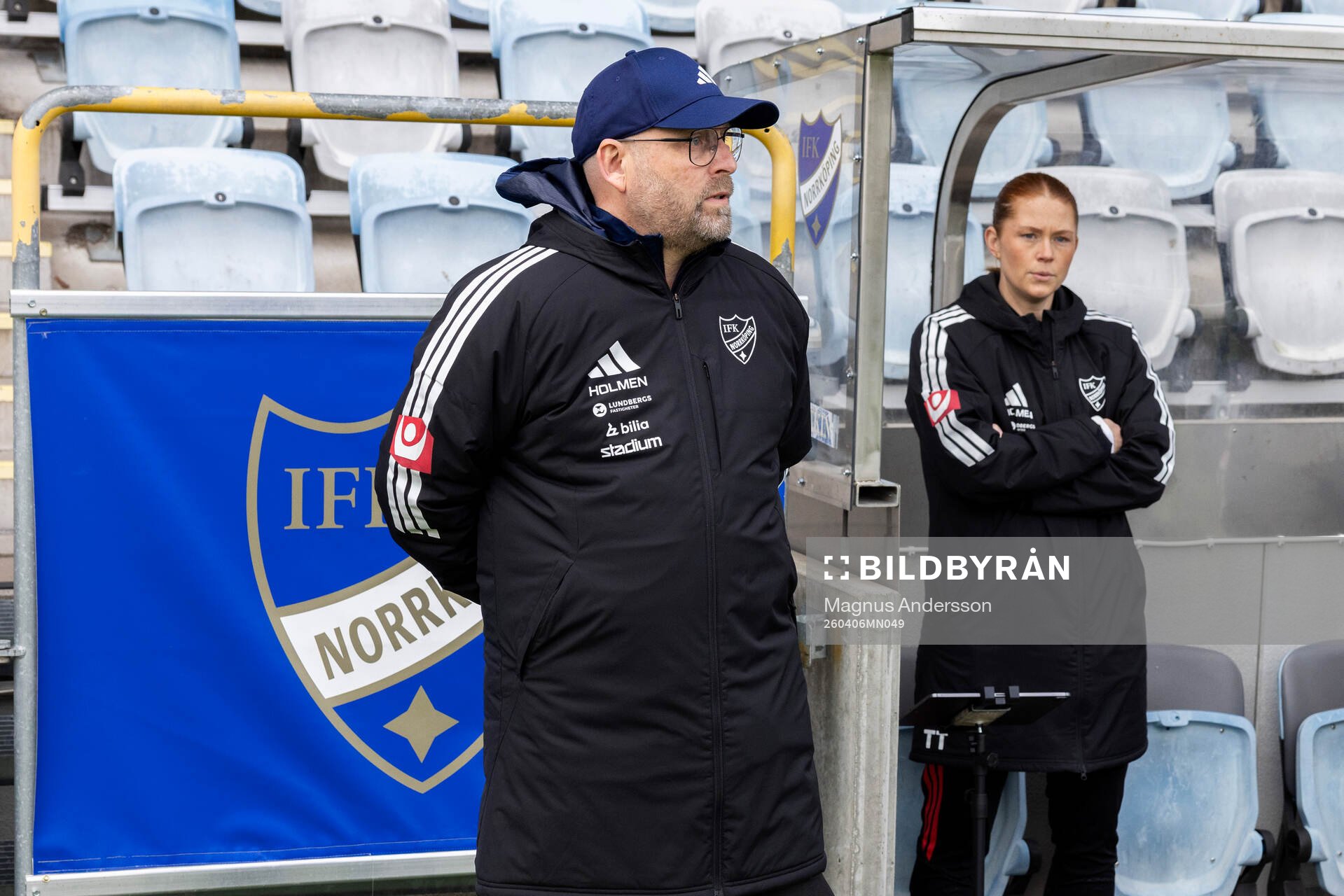 IFK Norrköpings tränare Stellan Carlsson och individuella