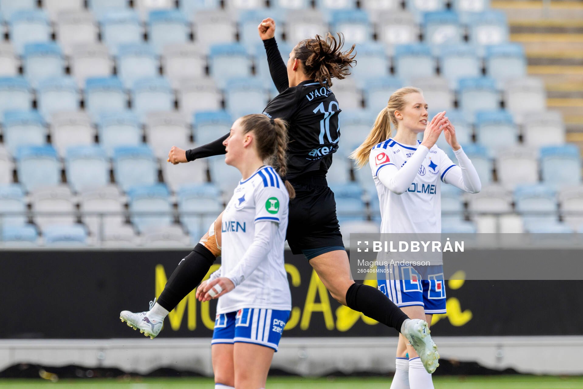 Malmö FFs Isabella D'Aquila jublar