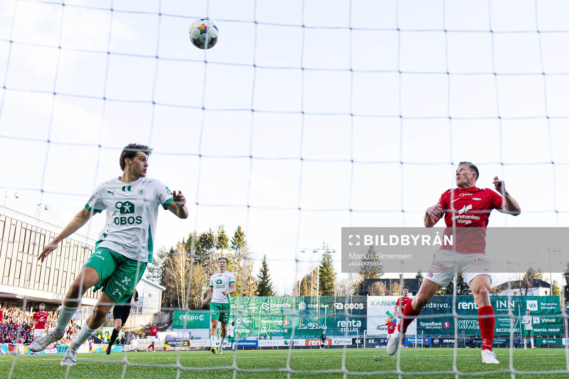 Kristian Eriksen of Brann scores the 1-5 goal