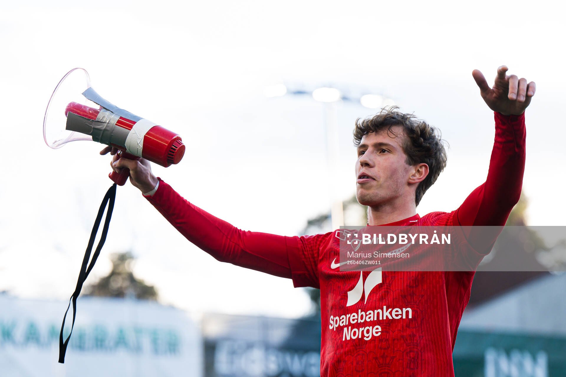 Niklas Jensen Wassberg of Brann celebrates