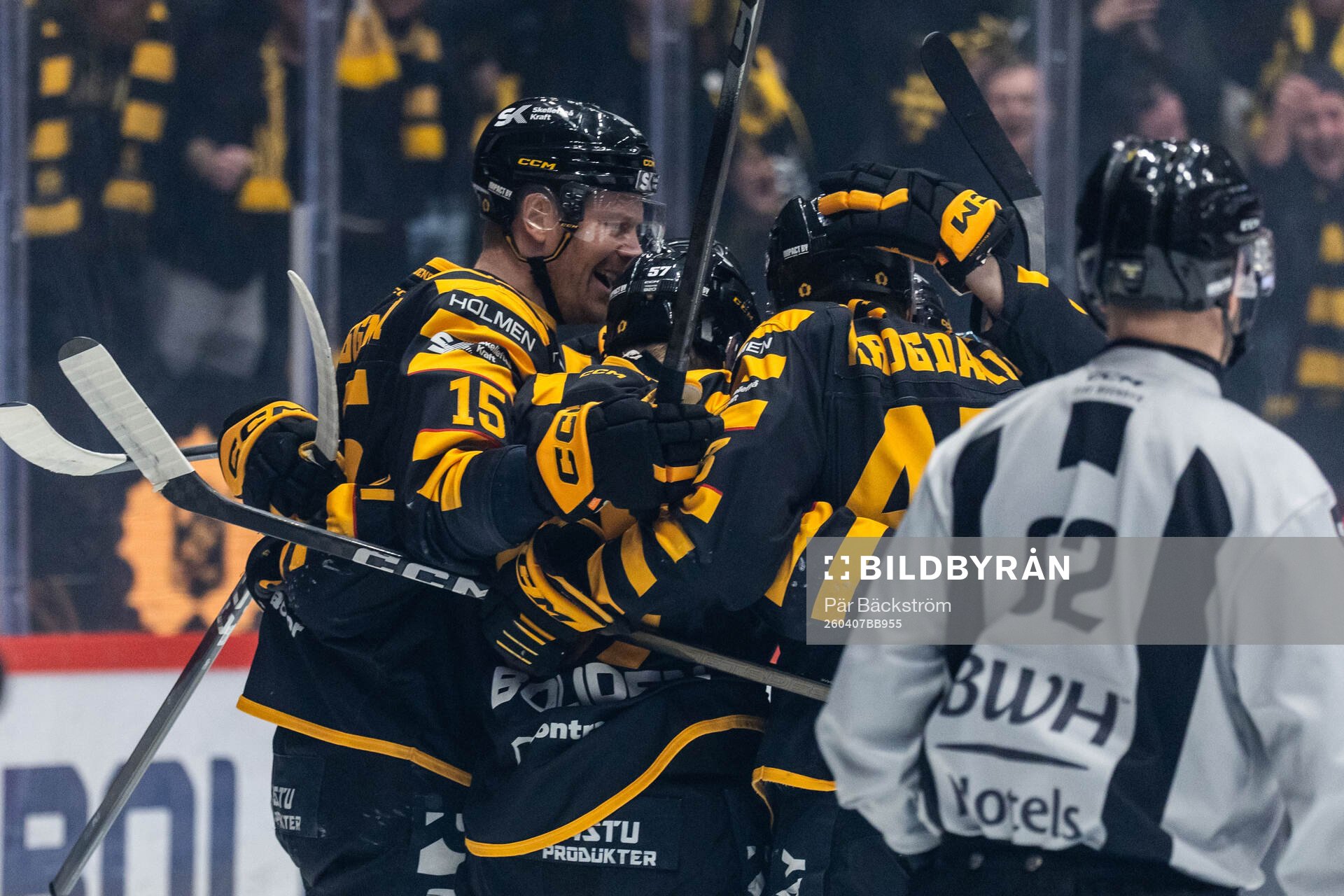 Skellefteås Lars Bryggman jublar