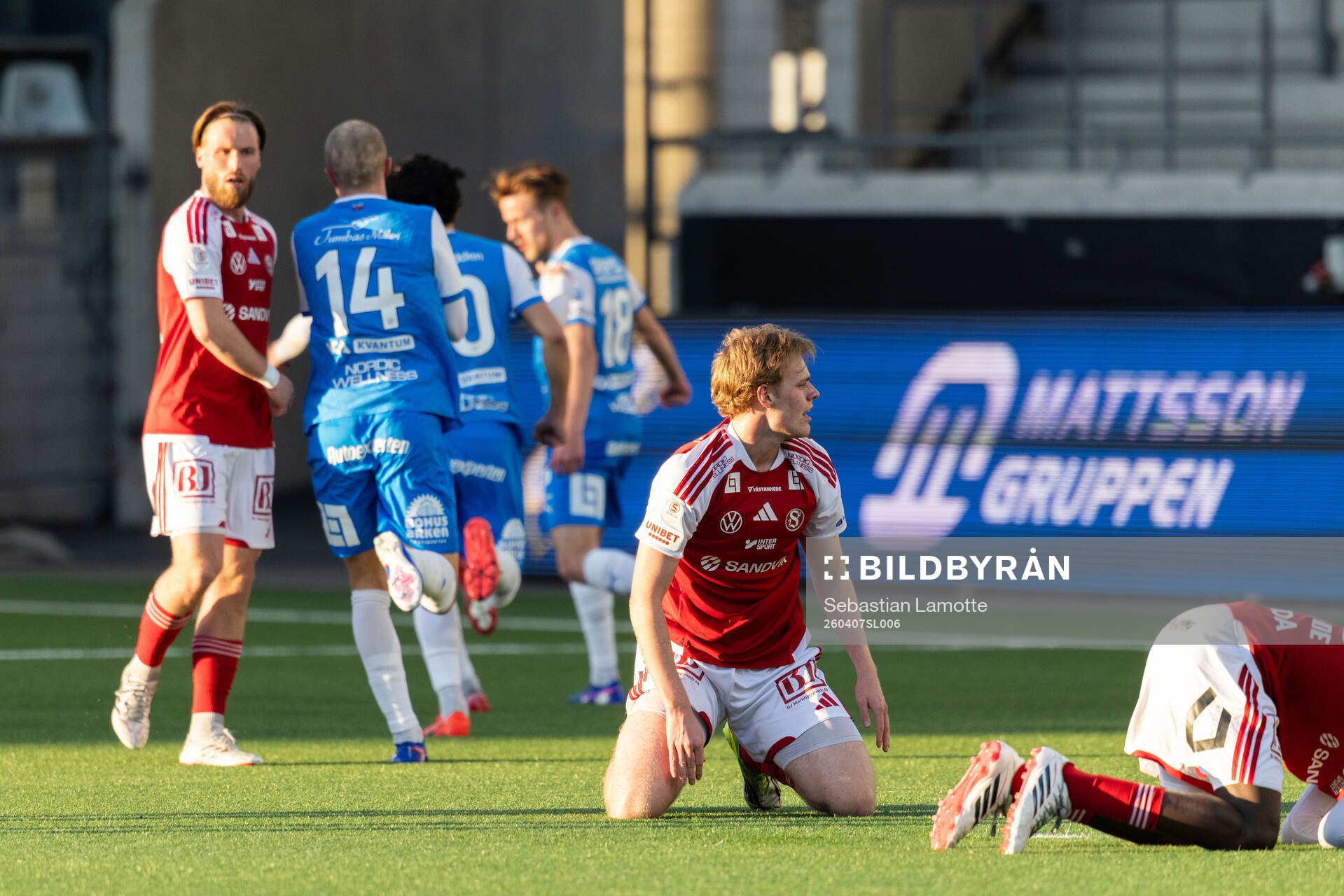 Sandvikens IFs Viggo van der Laan deppar