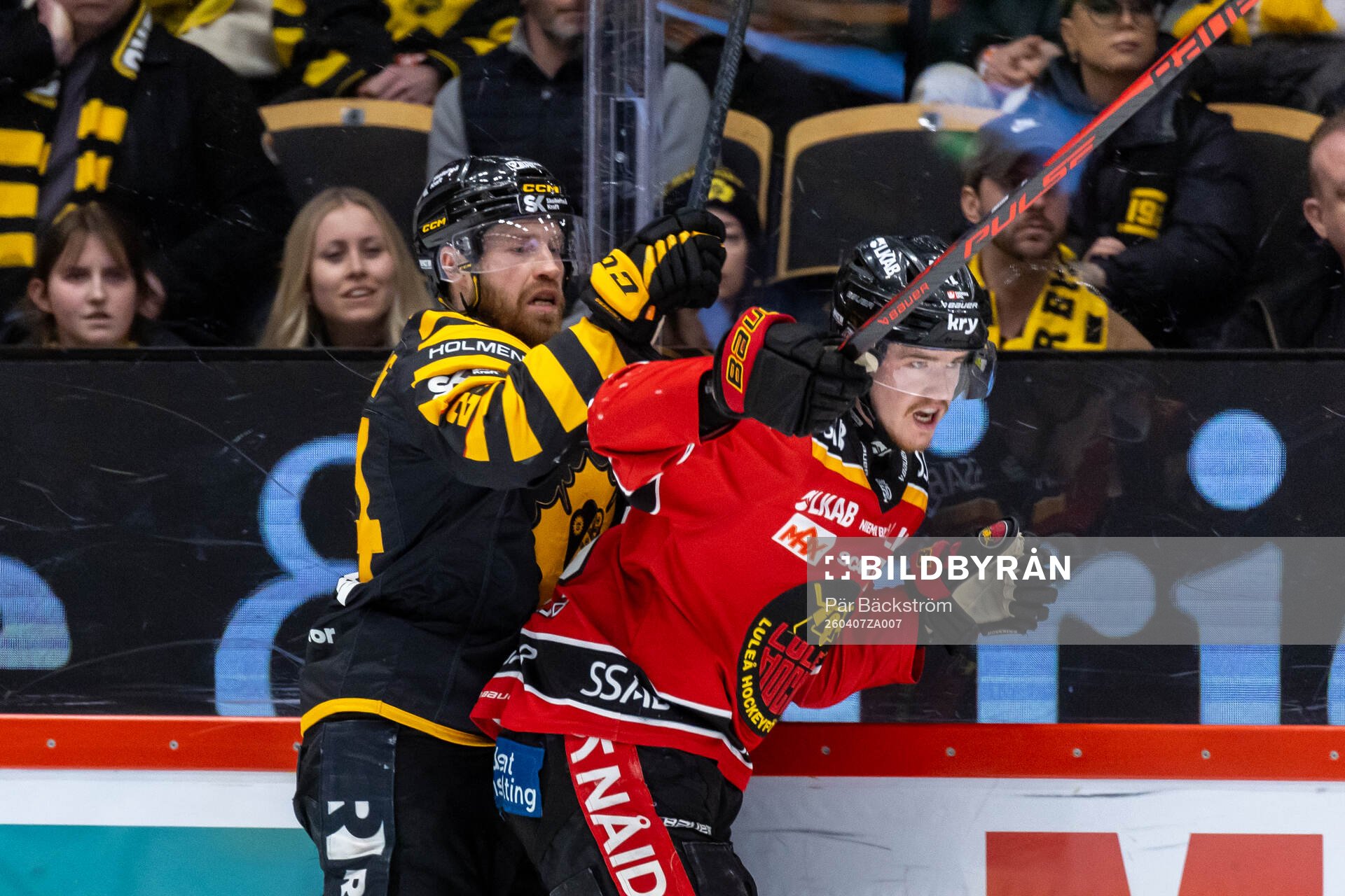 Skellefteås Oscar Lindberg och Luleås Filip Eriksson