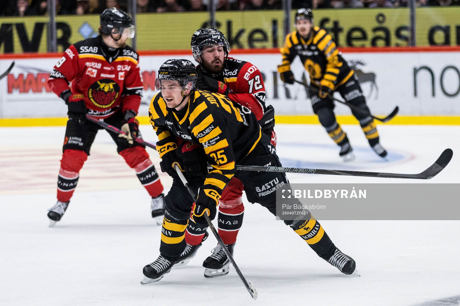 Skellefteås Pontus Johansson och Luleås Ben Tardif