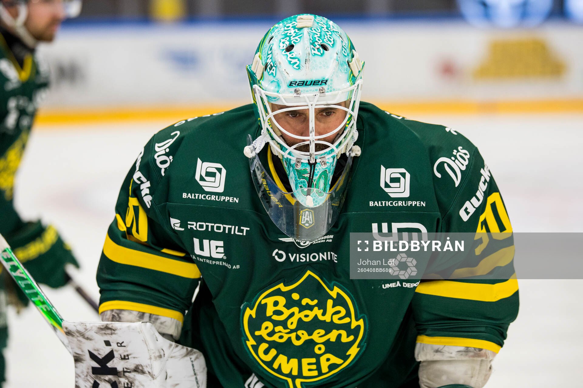 Björklövens målvakt Frans Tuohimaa