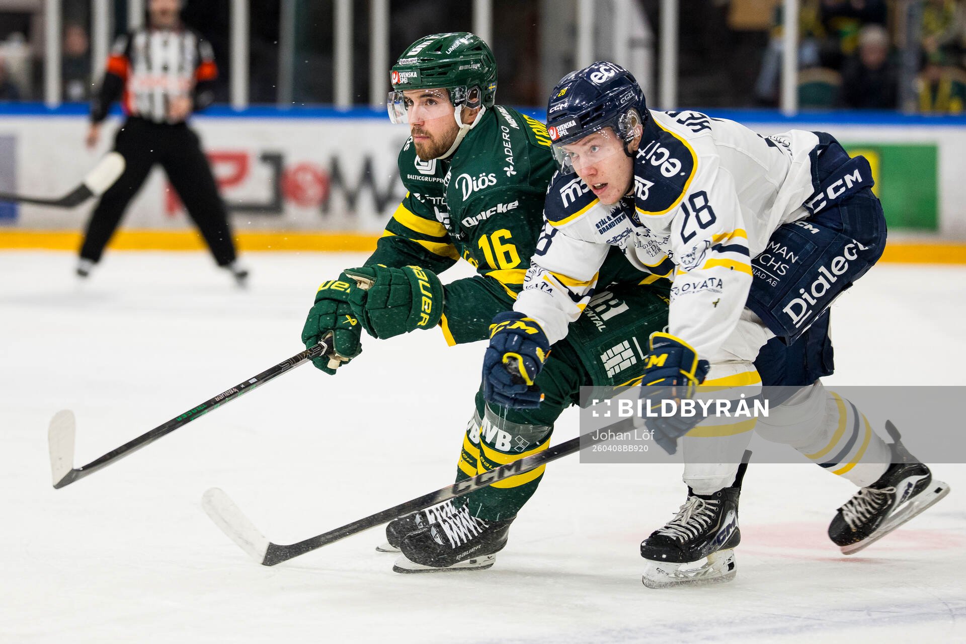 Björklövens Gustaf Kangas och Södertäljes Adam