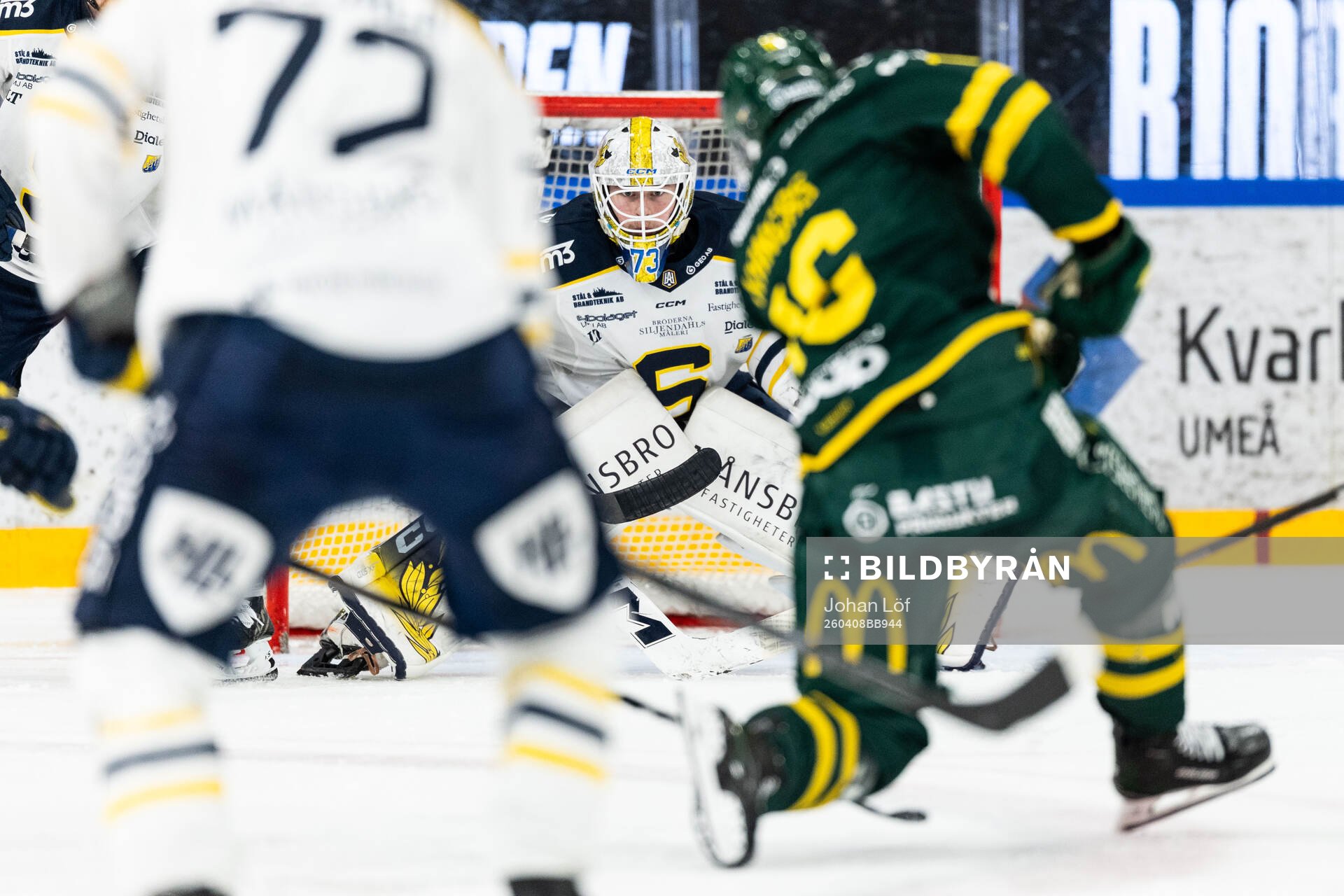 Södertäljes målvakt Love Härenstam