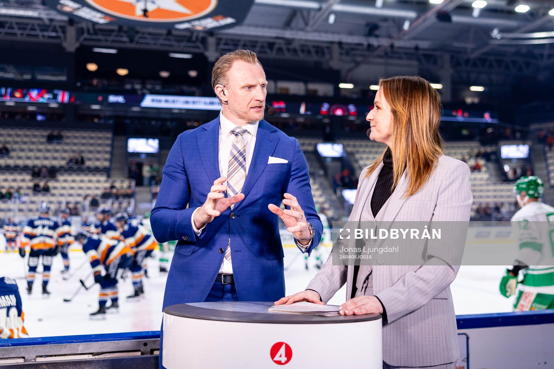 TV4s Staffan Kronwall och Lena Sundqvist