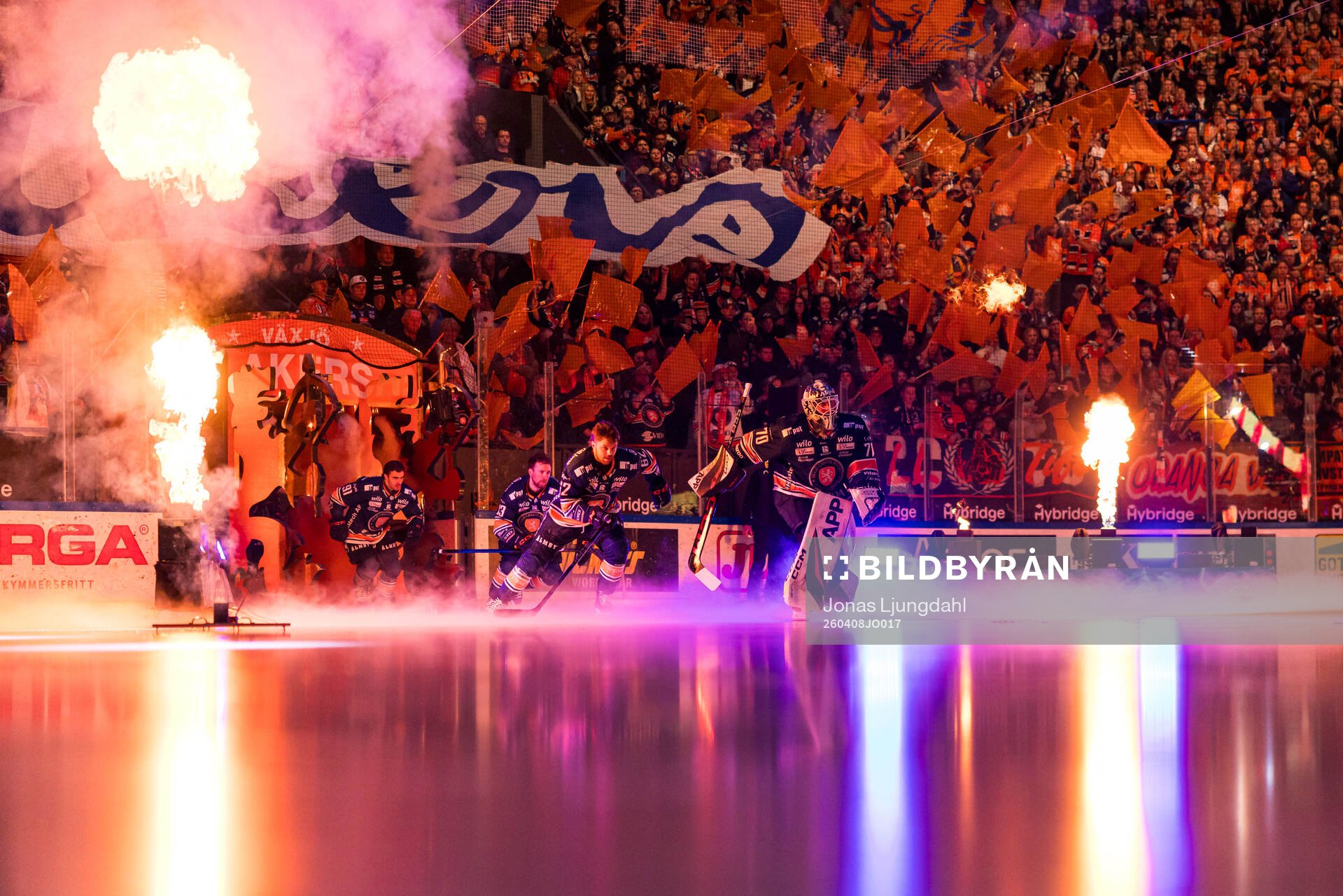 Växjös spelar gör entré