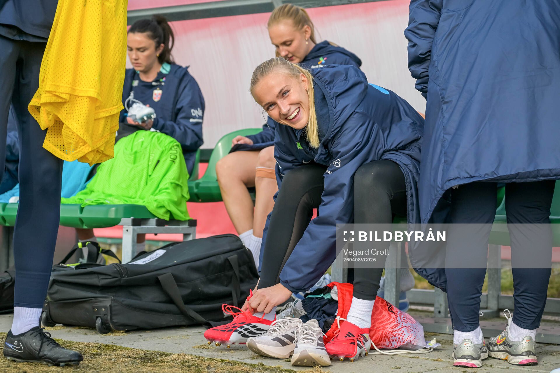 Goalkeeper Selma Panengstuen of the Norwegian women's