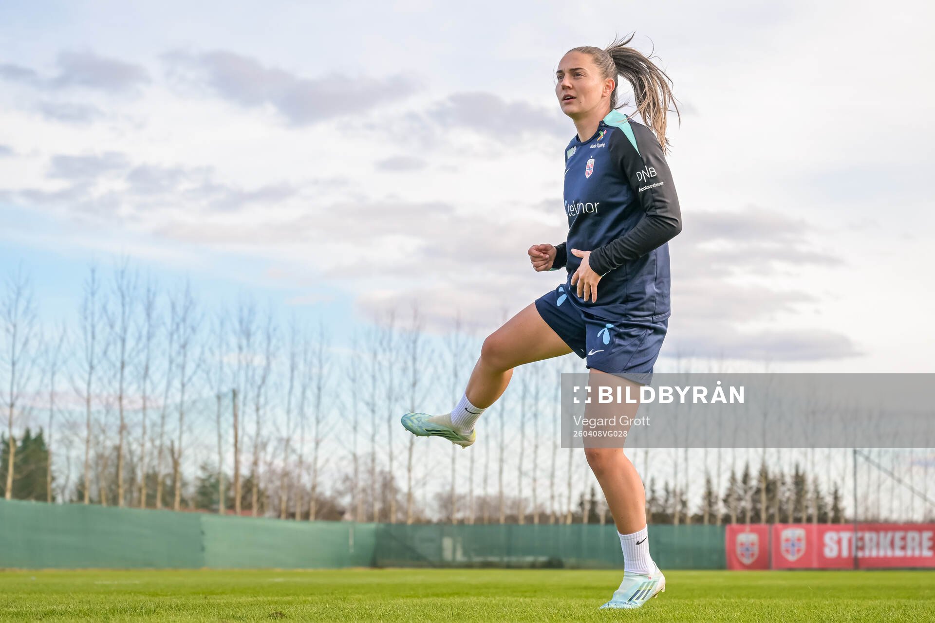 Vilde Bøe Risa of the Norwegian women's national football