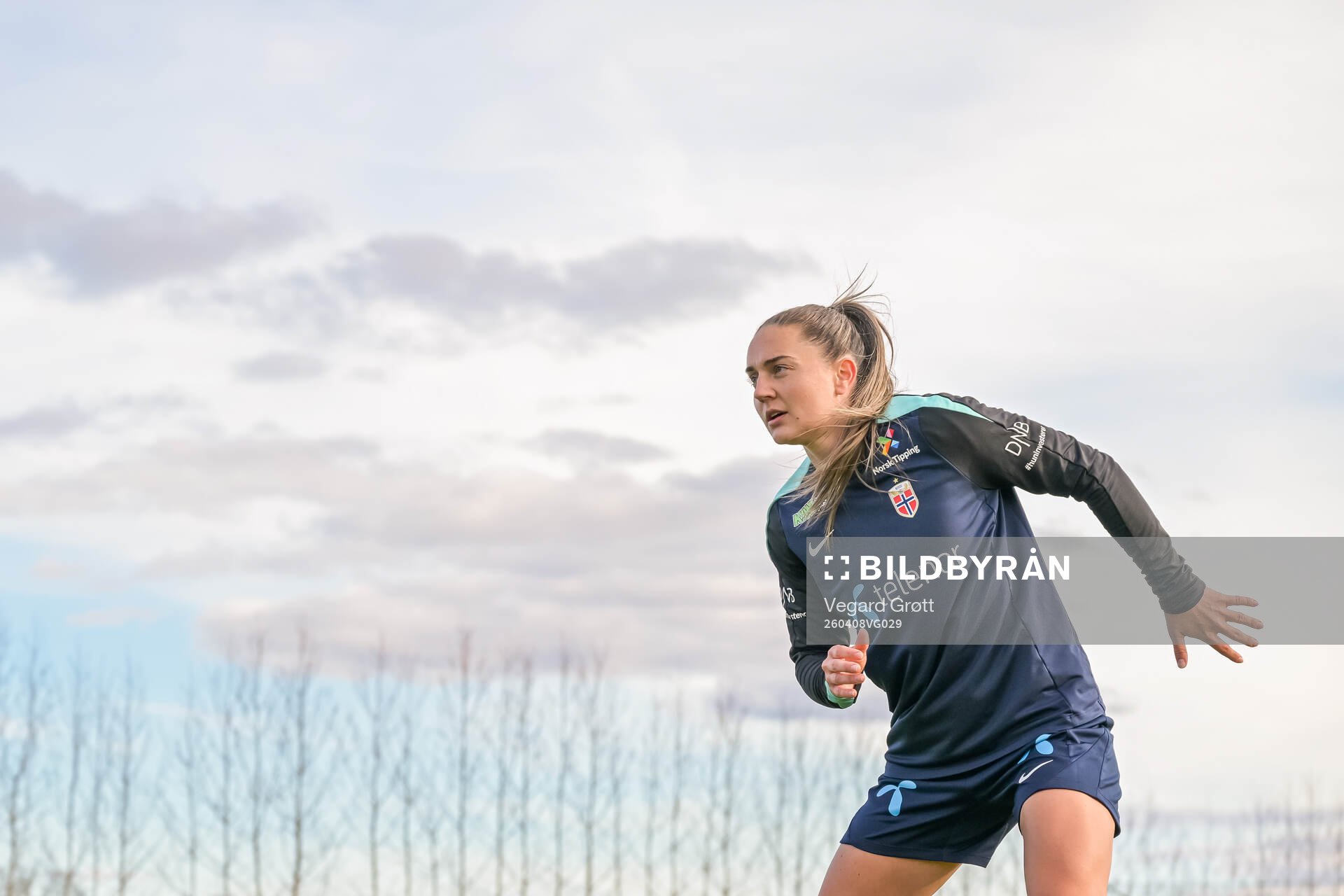 Vilde Bøe Risa of the Norwegian women's national football