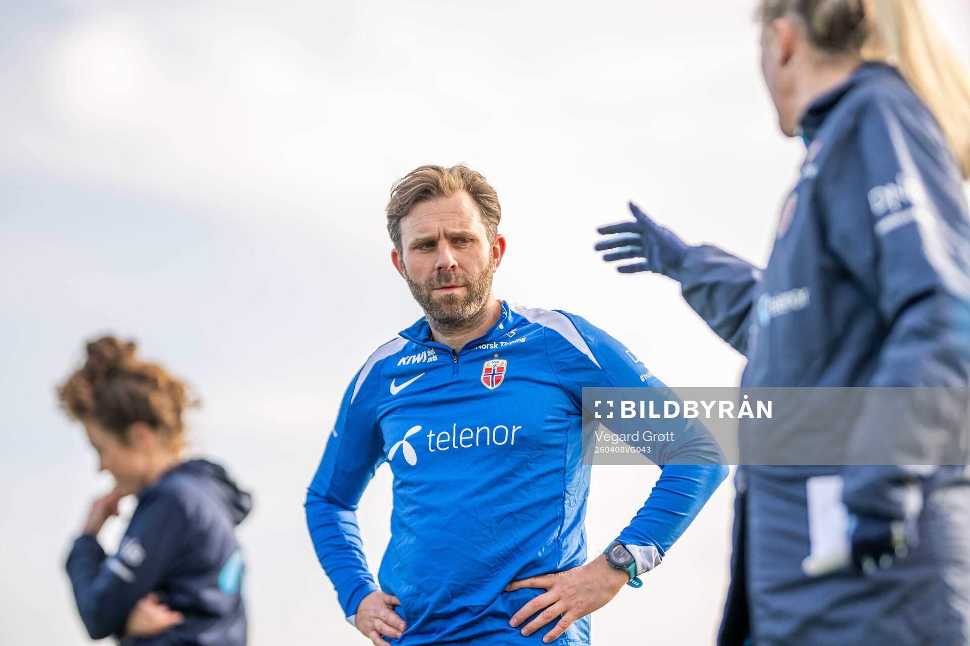 Mikey Harris, assistant coach of the Norwegian women's