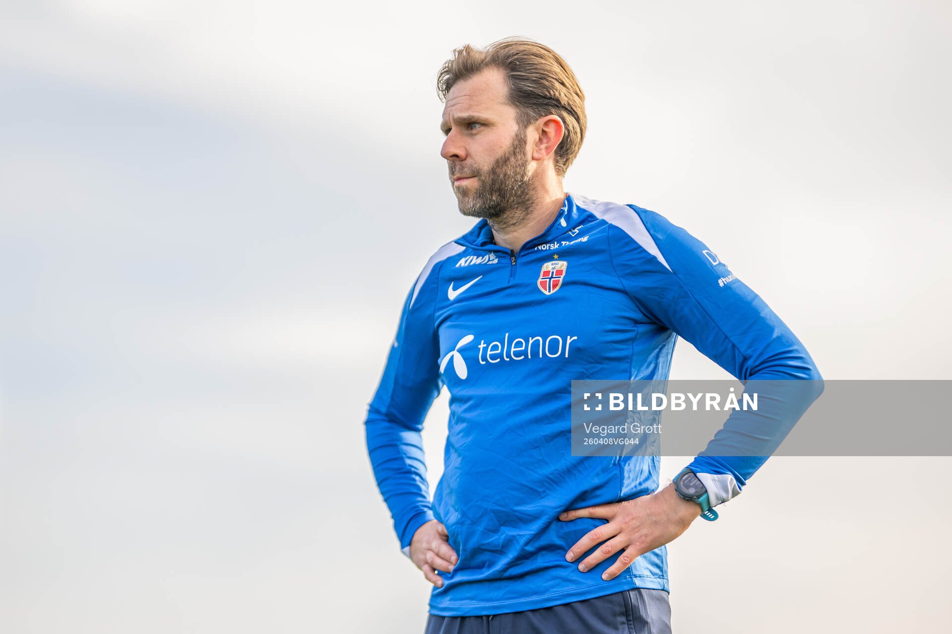 Mikey Harris, assistant coach of the Norwegian women's
