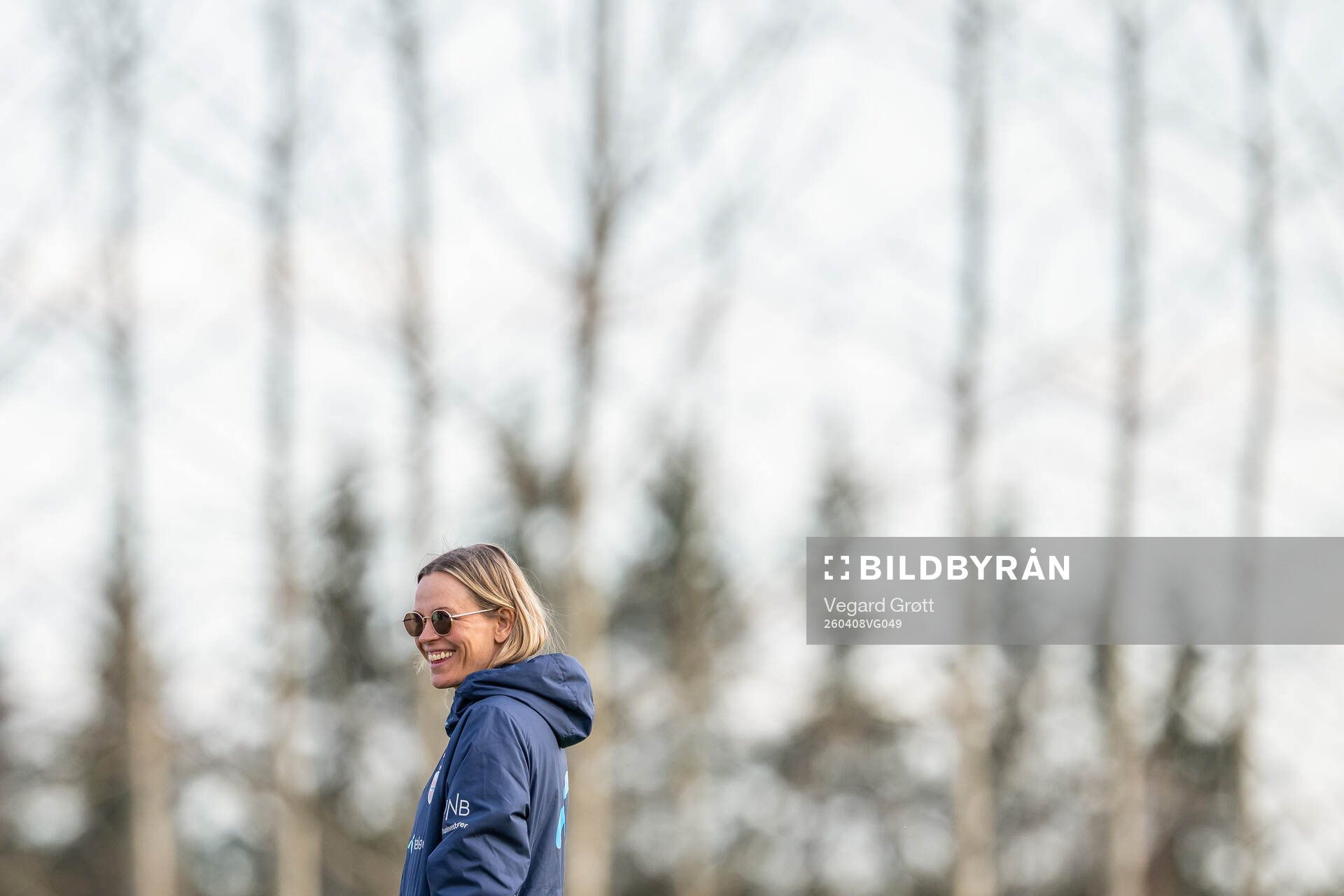 Carina Olset Hovda, press officer of the Norwegian women's