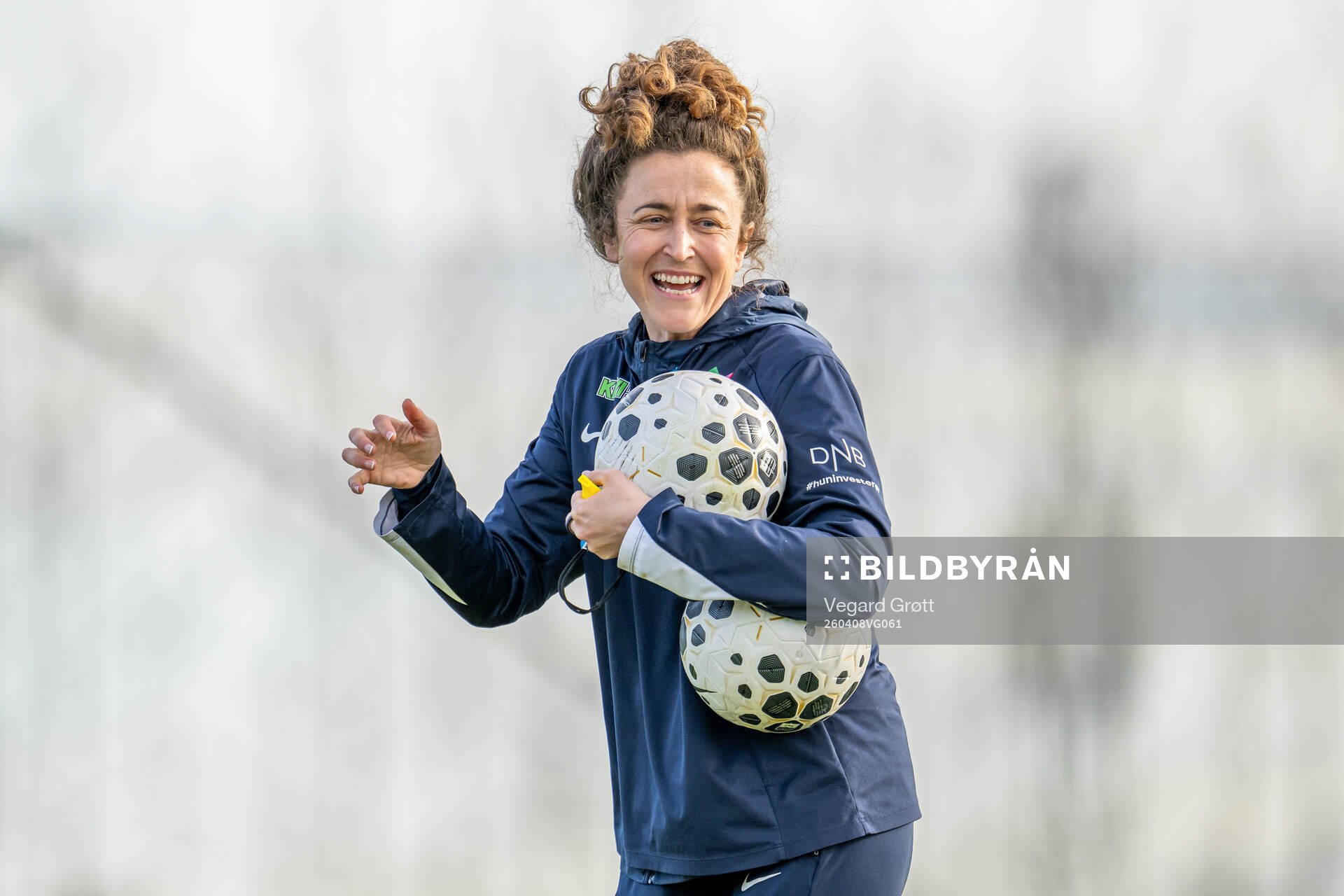 Frankie Hunter, fitness coach of the Norwegian women's