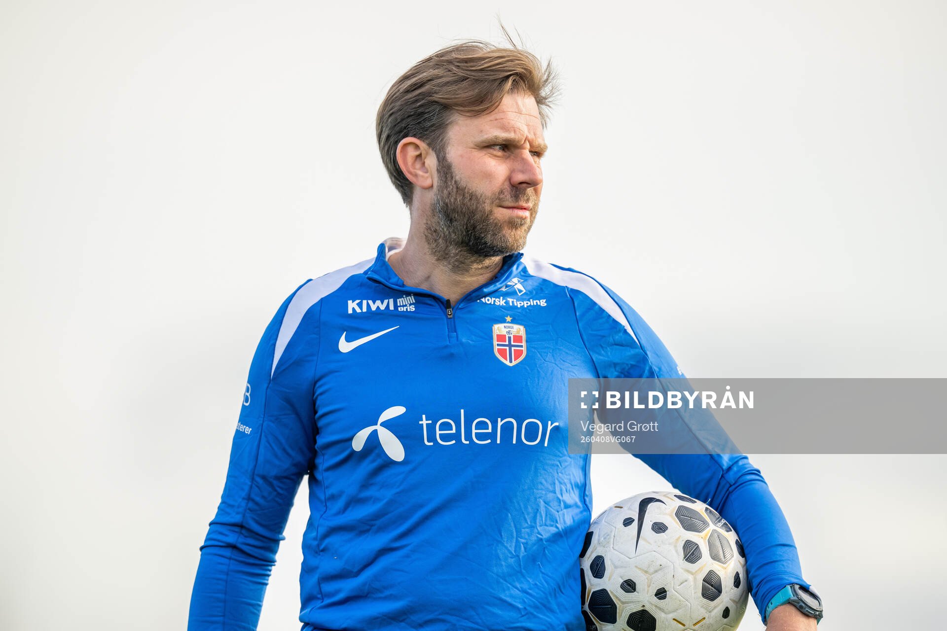 Mikey Harris, assistant coach of the Norwegian women's